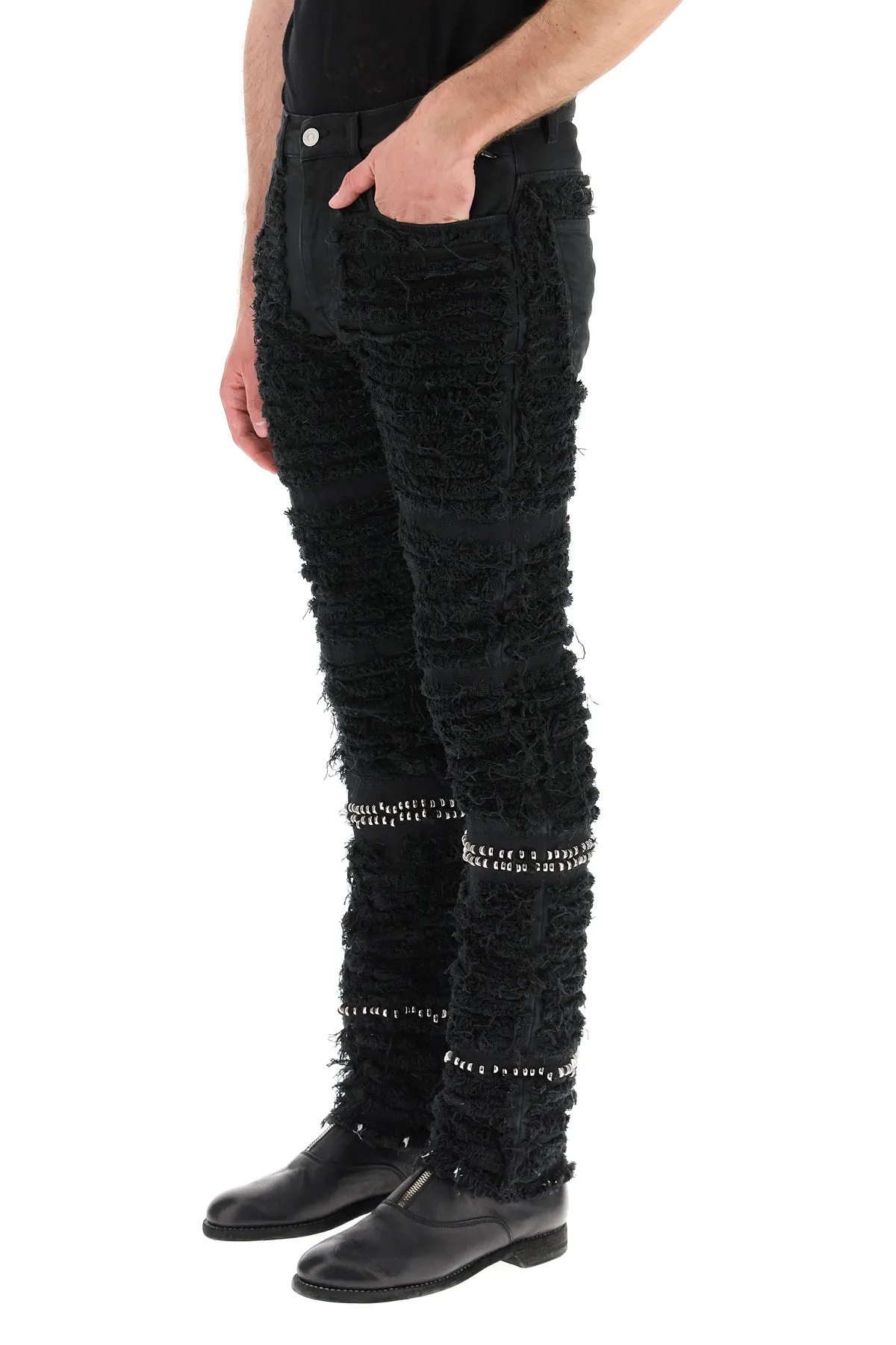 1017 ALYX 9SM X Blackmeans Studded Jeans