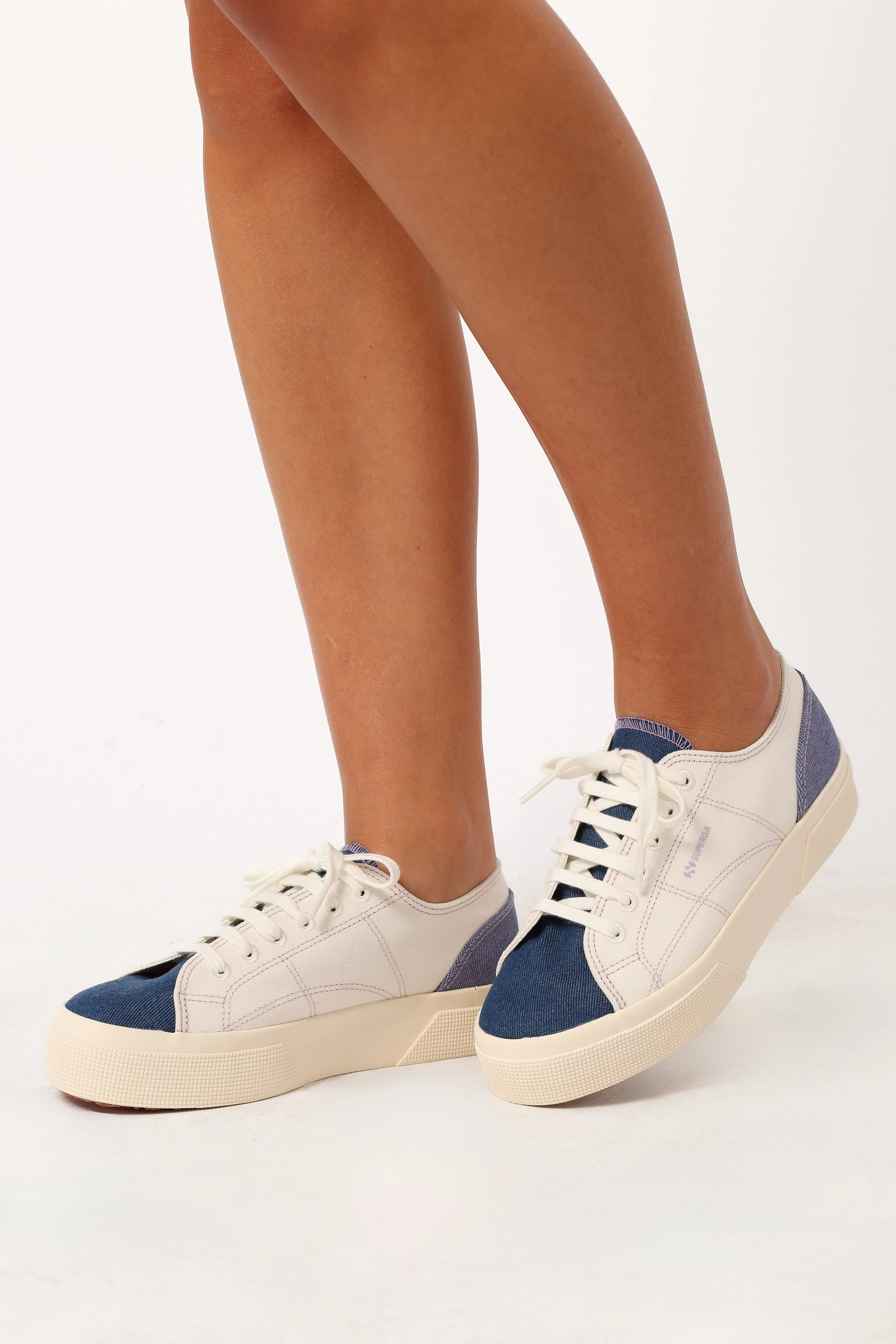 27410 Platform Reverse Denim