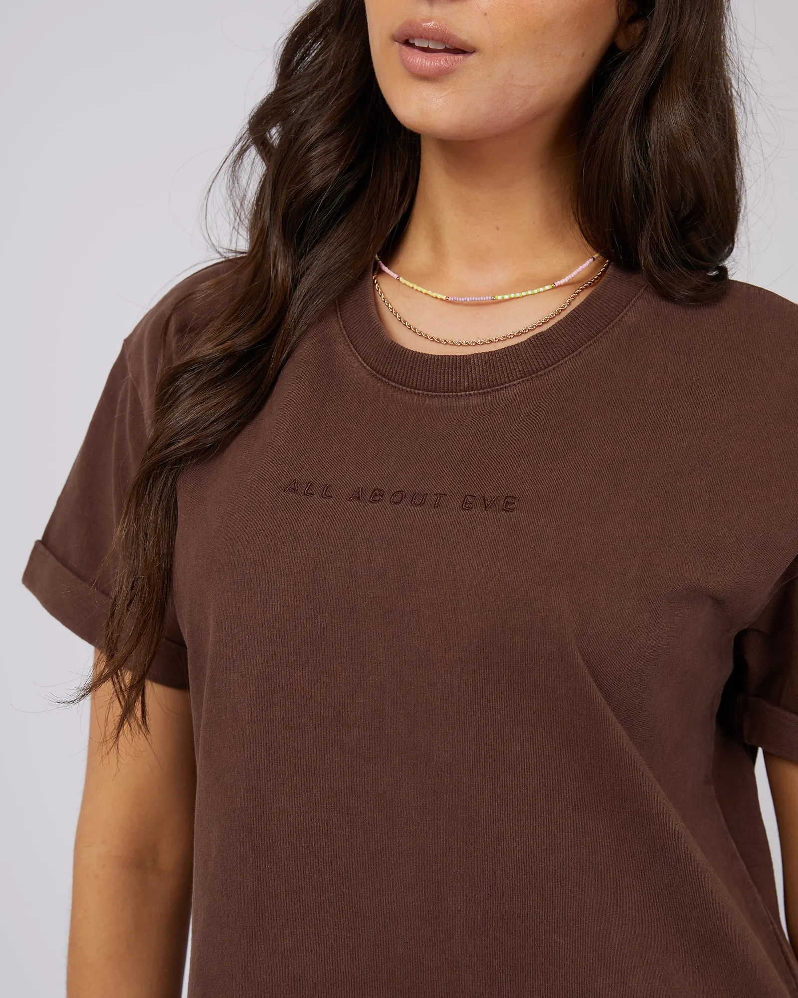 All About Eve AAE Washed Tee Brown
