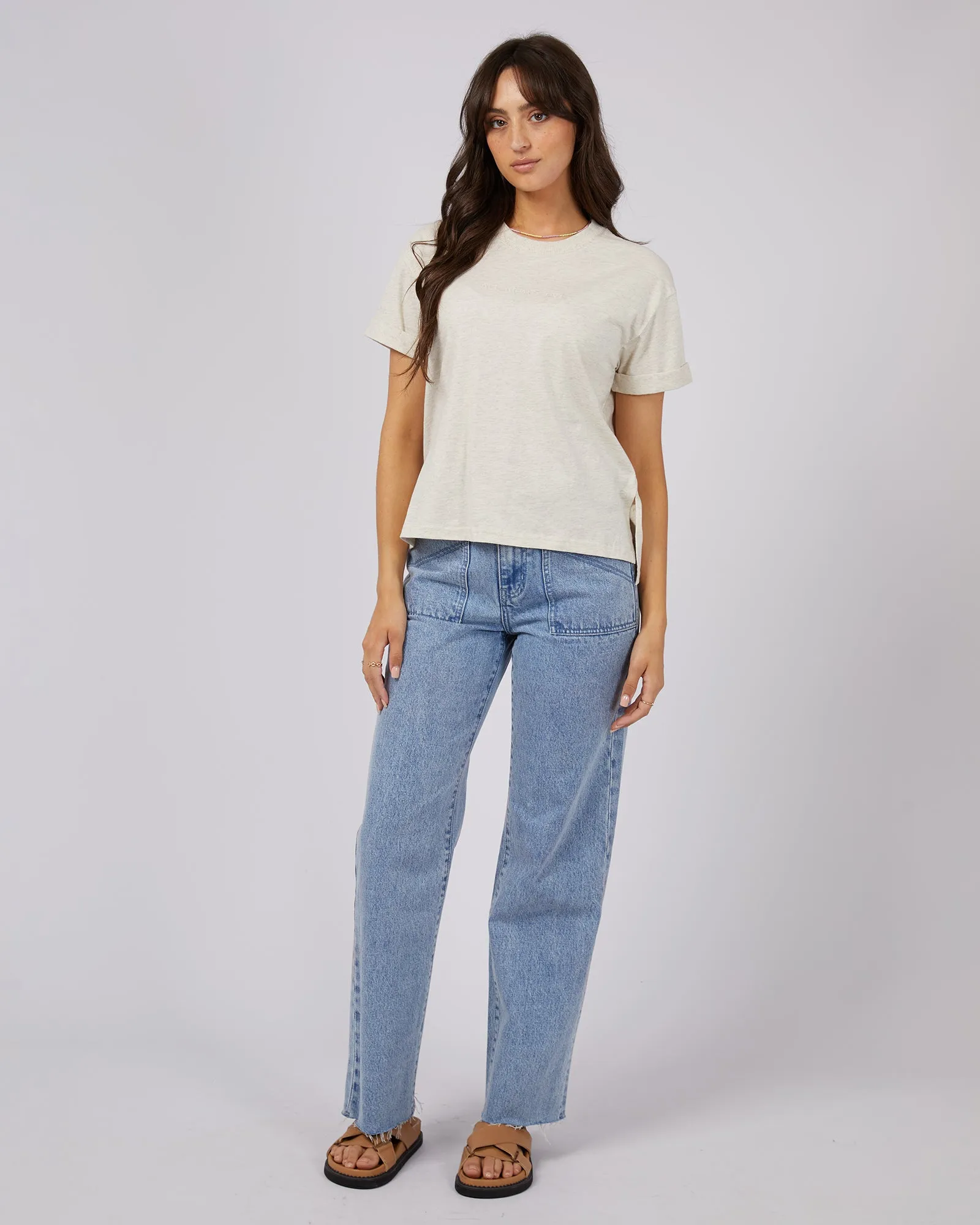 All About Eve AAE Washed Tee Oat