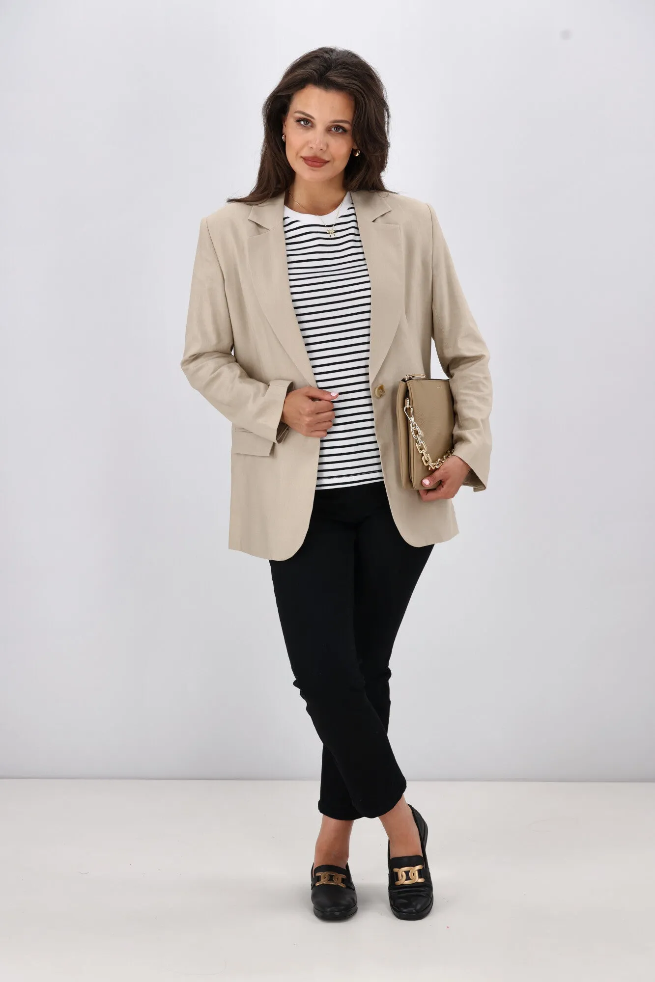 All About Eve Toledo Blazer Bone