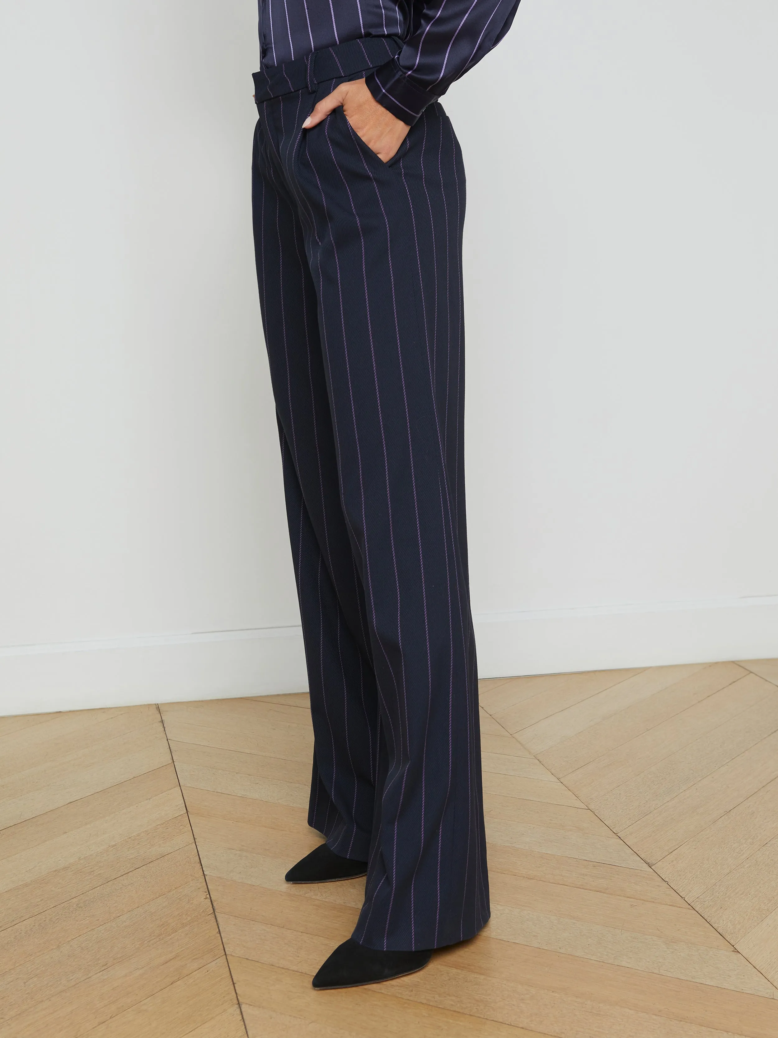 Allanah Pinstriped Trouser
