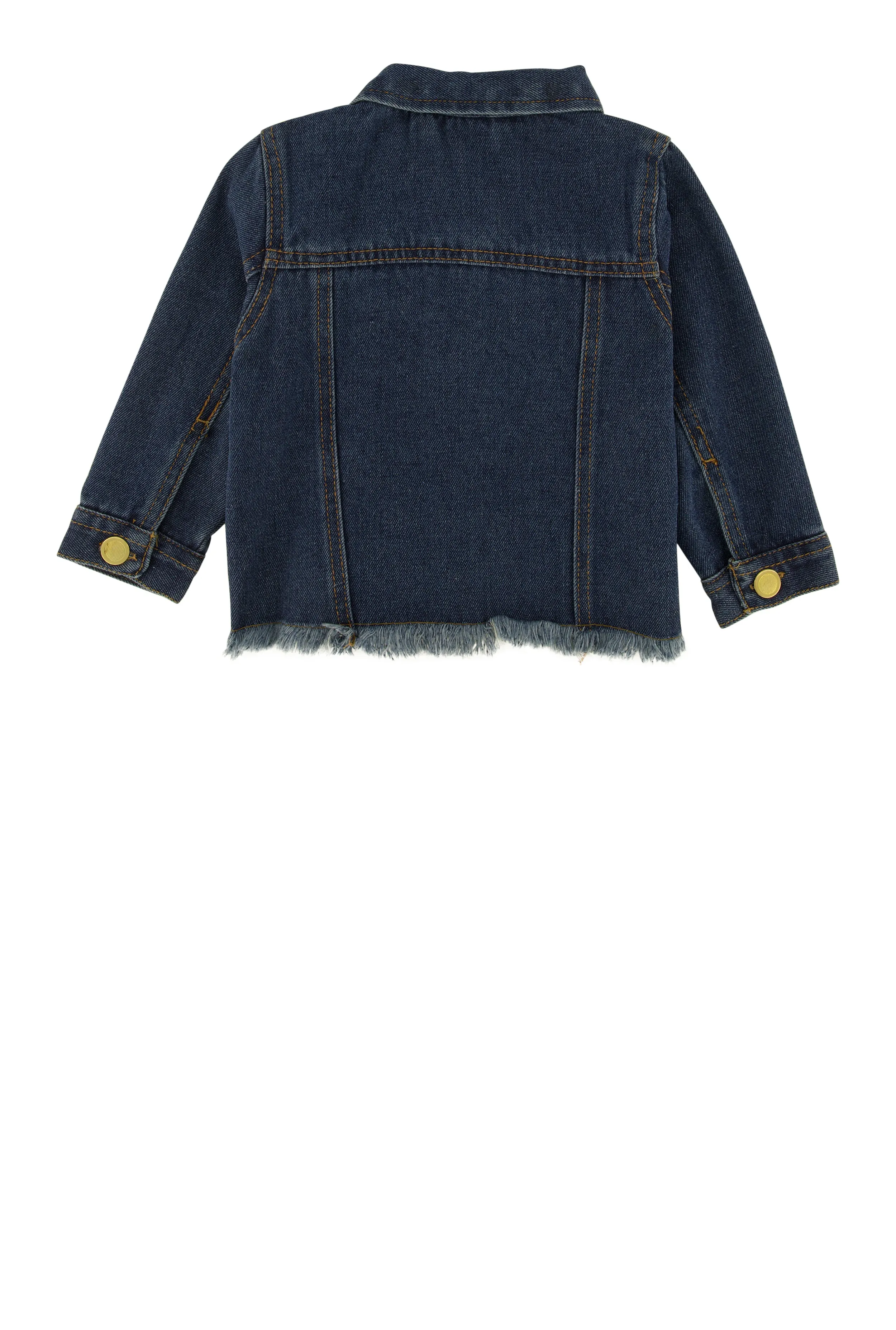 Baby Girls 12-24M Star Rhinestone Jean Jacket