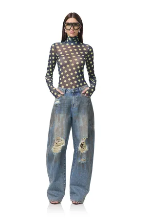 Bexley Barrel Pant - Dusty Tint Wash