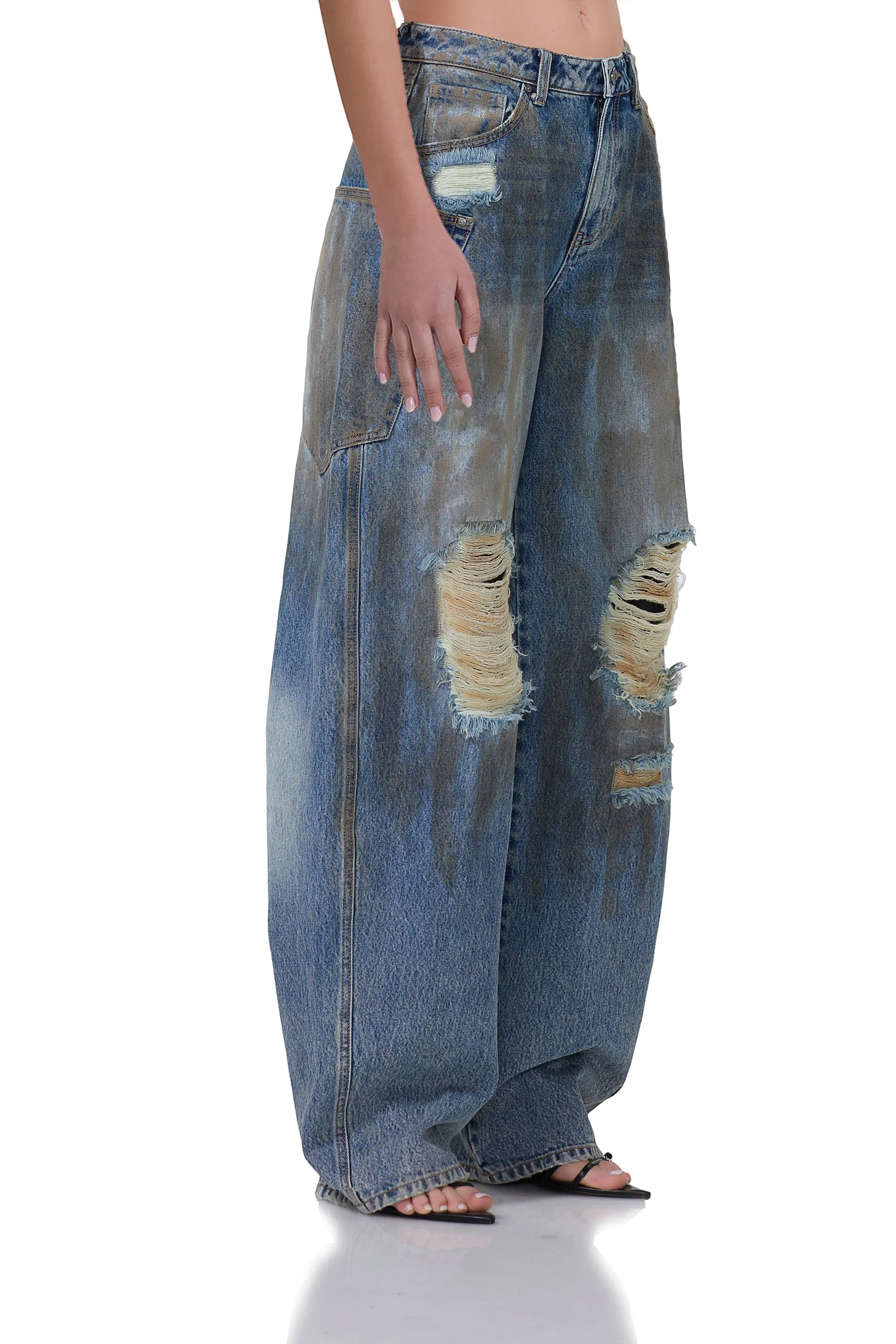 Bexley Barrel Pant - Dusty Tint Wash