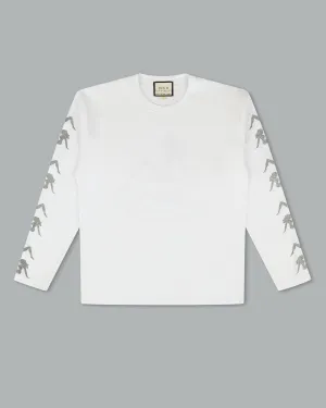 Big Rig Long Sleeve Tee. Optical White.