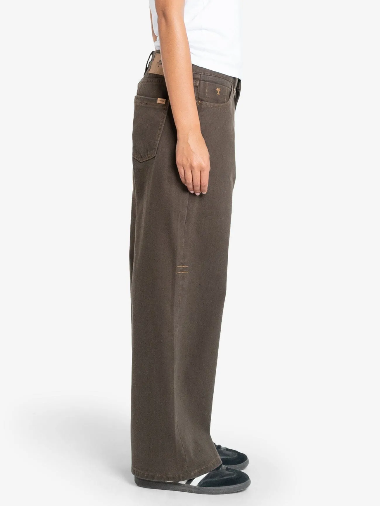 Billie Low Baggie Jean - Smokey Taupe