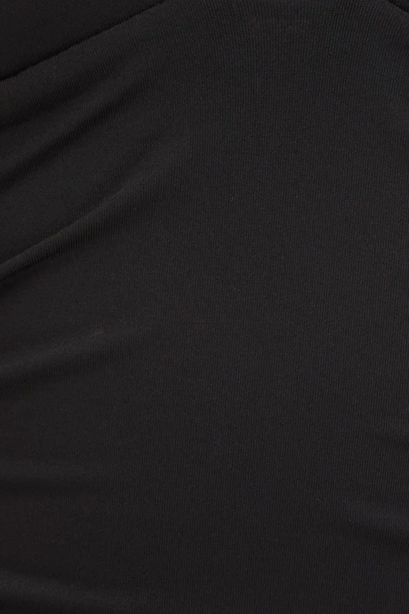 Black Bodysuit Halter Neck