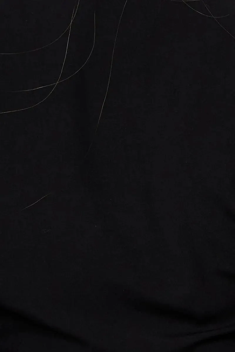 Black Crop Bolero Long Sleeve