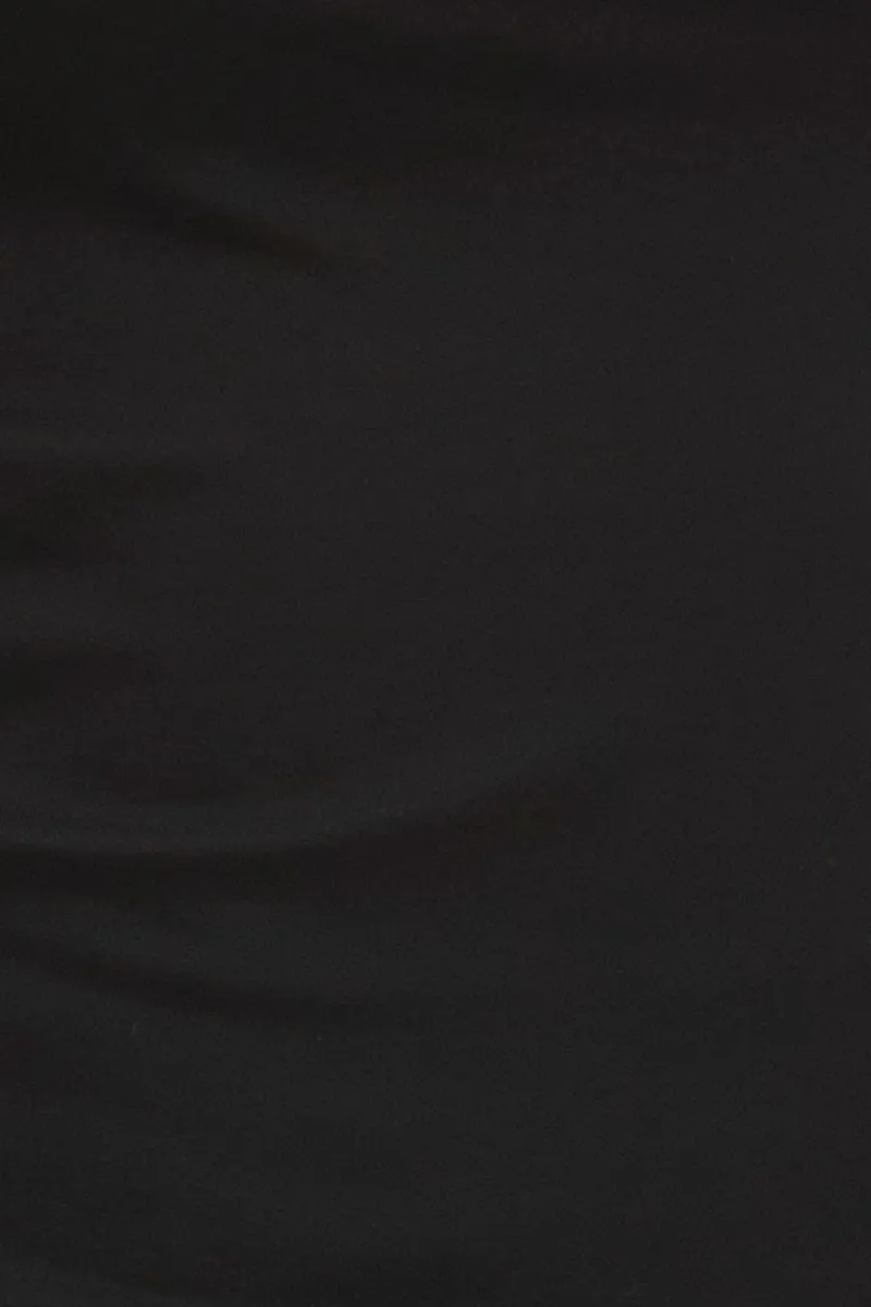 Black Jersey Top Long Sleeve