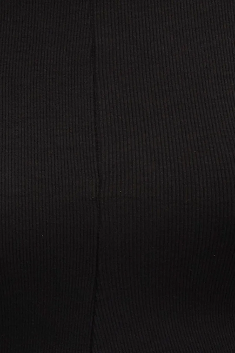 Black T Shirt Short Sleeve Crew Neck