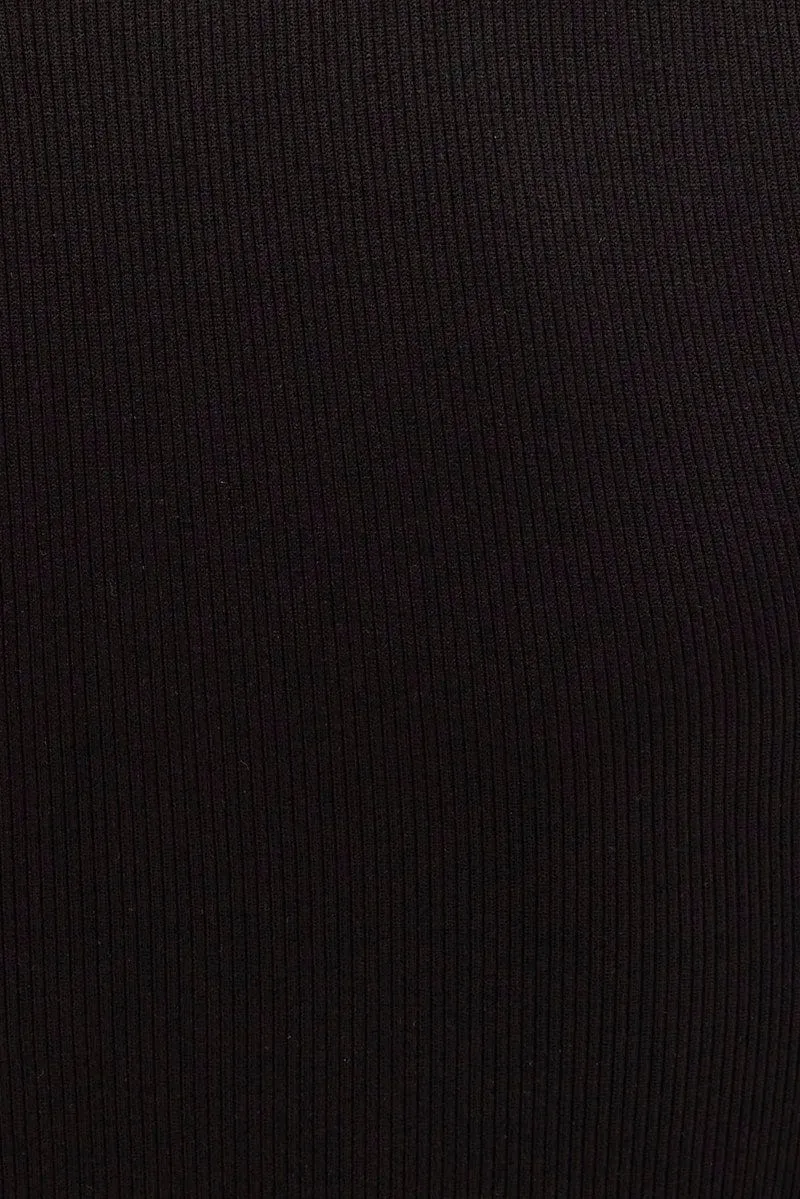 Black T Shirt Short Sleeve Crew Neck