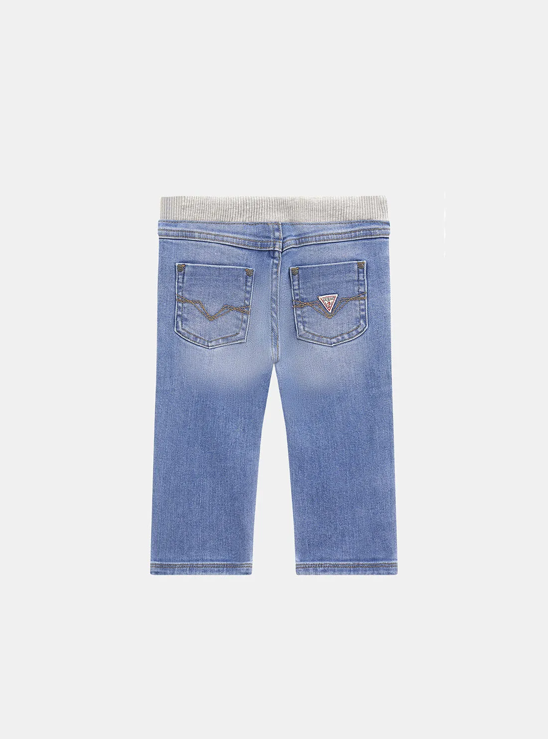 Blue Denim Pull On Pants (2-7)
