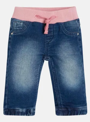 Blue Pull On Pants (0-24m)