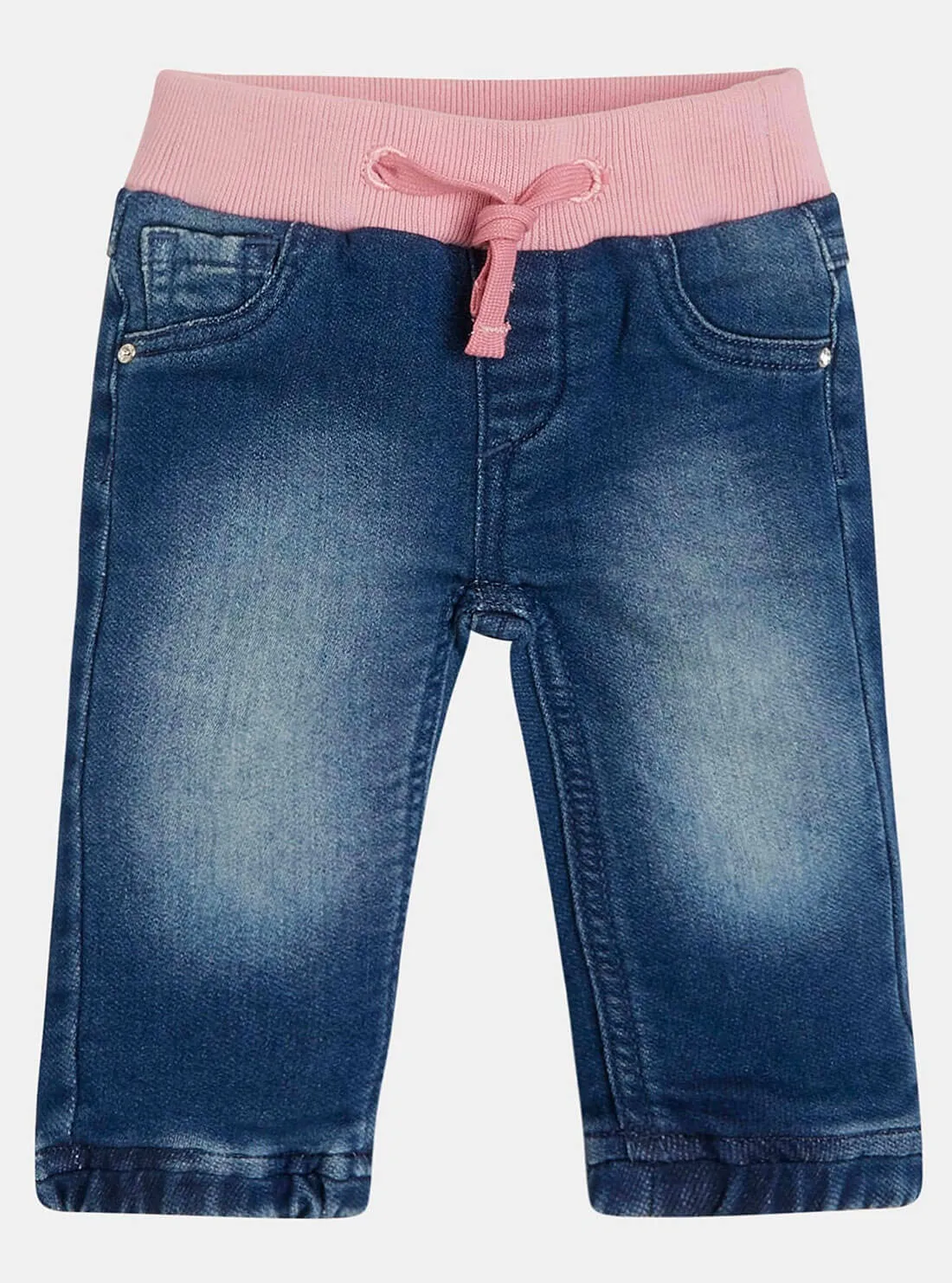 Blue Pull On Pants (0-24m)