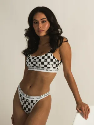 CALVIN KLEIN CK ONE BLOCK LOGO BRALETTE  - CLEARANCE