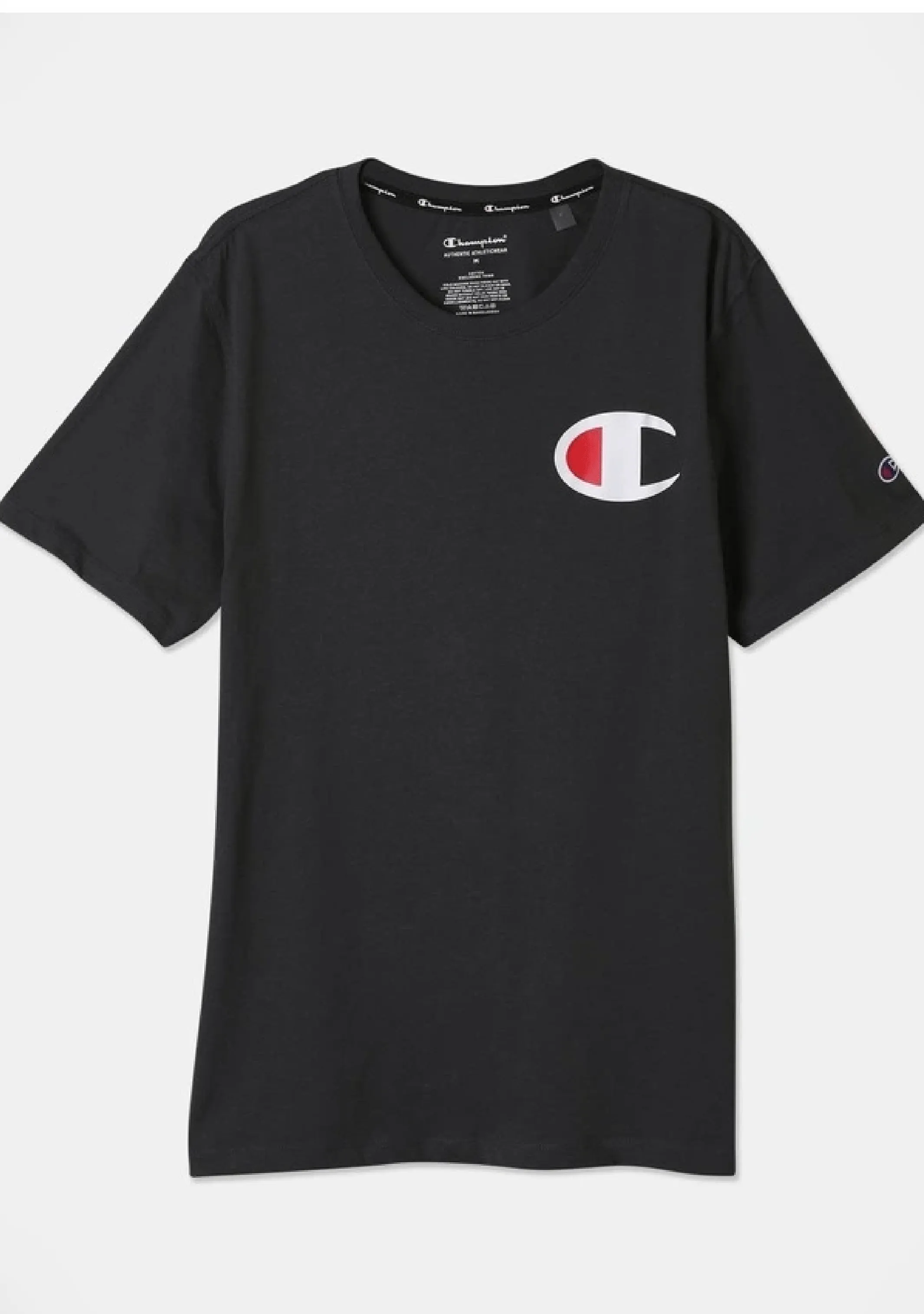 Champion Men’s C Logo Short Sleeve Tee Granite Heather