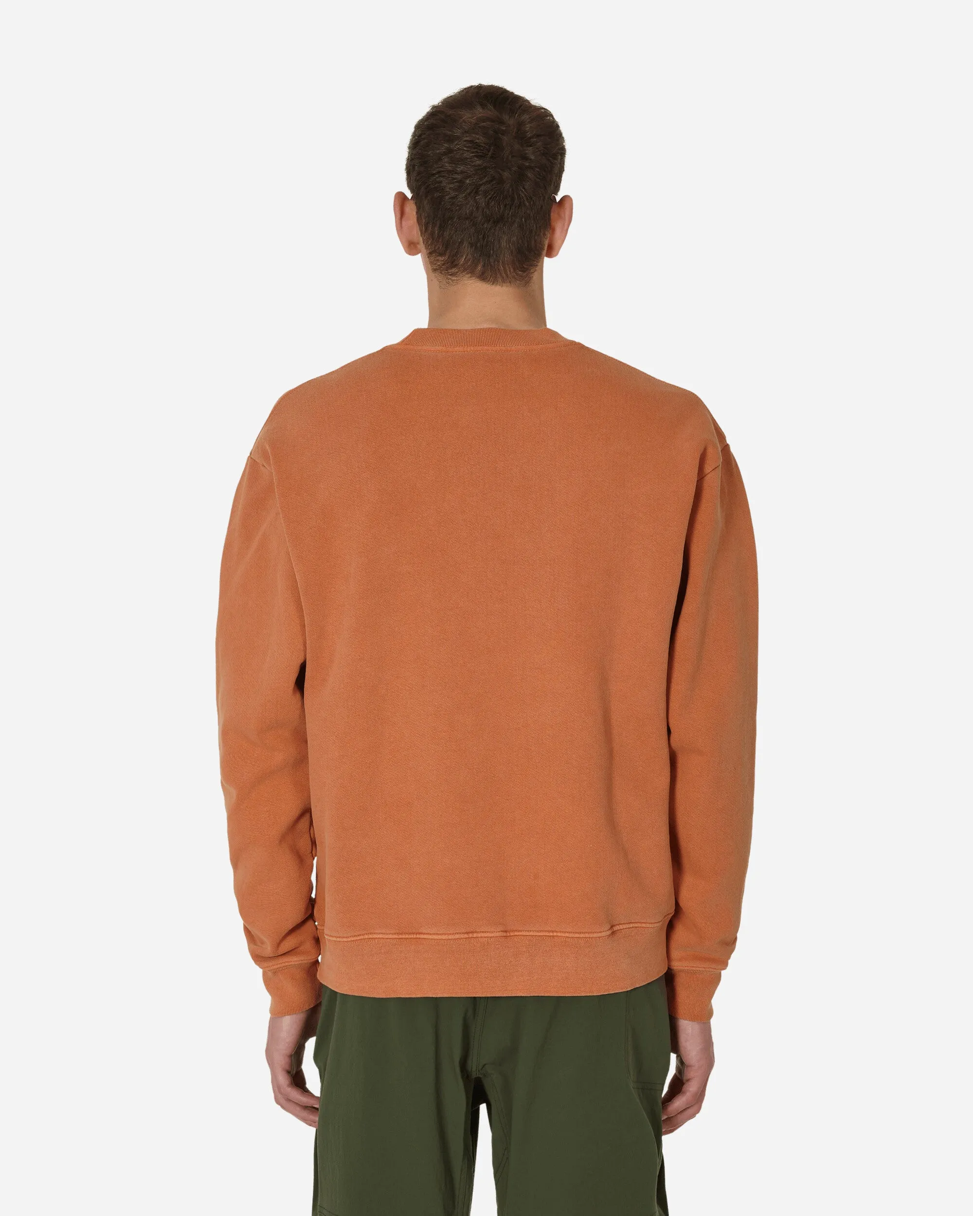Classic Logo Crewneck Sweatshirt Rust