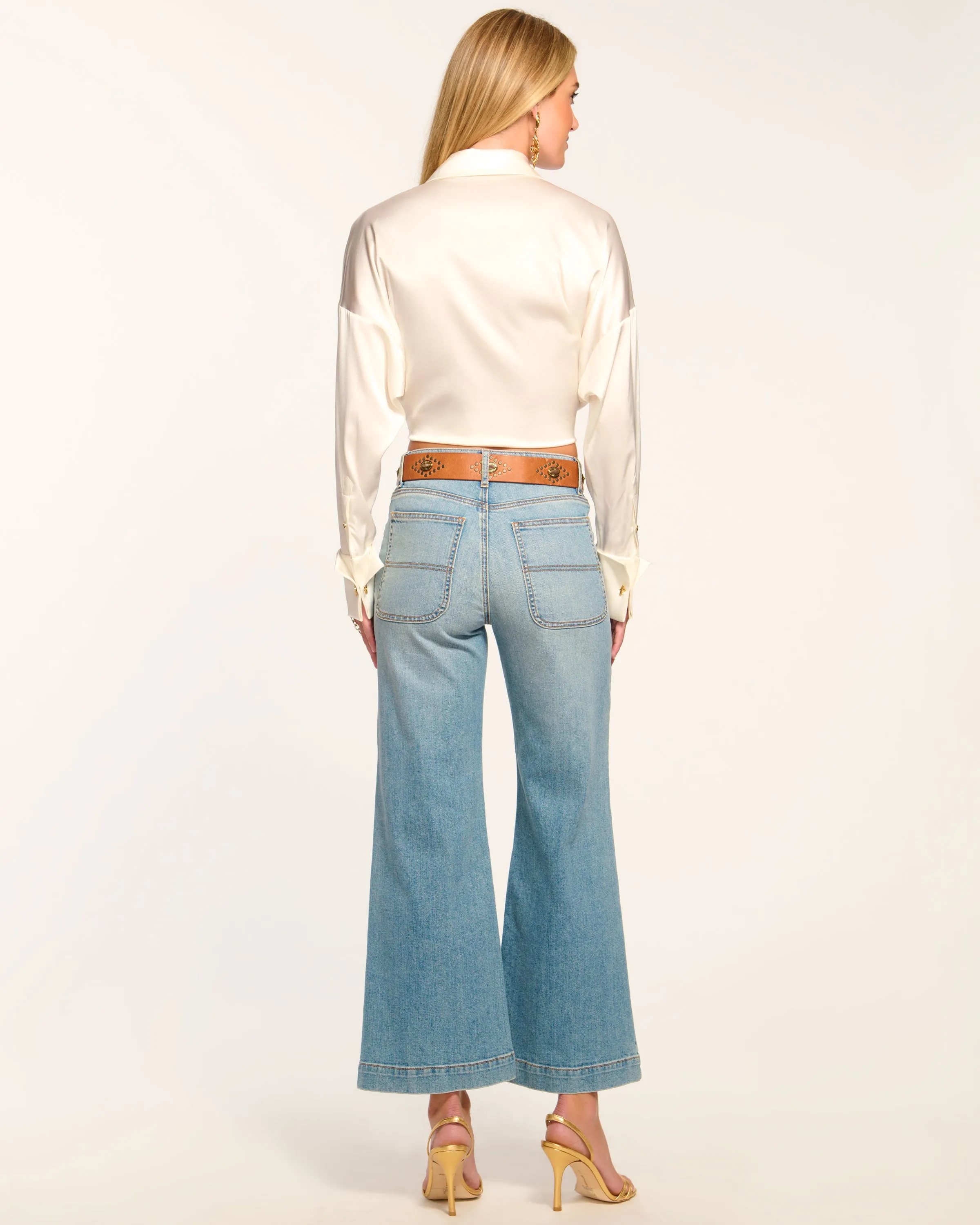 Clifford Cropped Wide Leg Jean