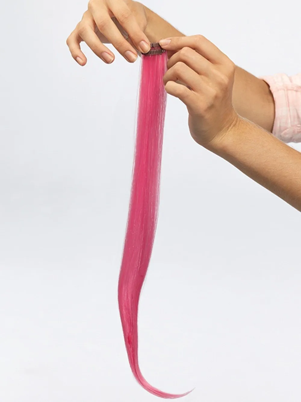 Color Strip HF Synthetic Hair Extension (1 Piece) | Clip In Color | CLOSEOUT
