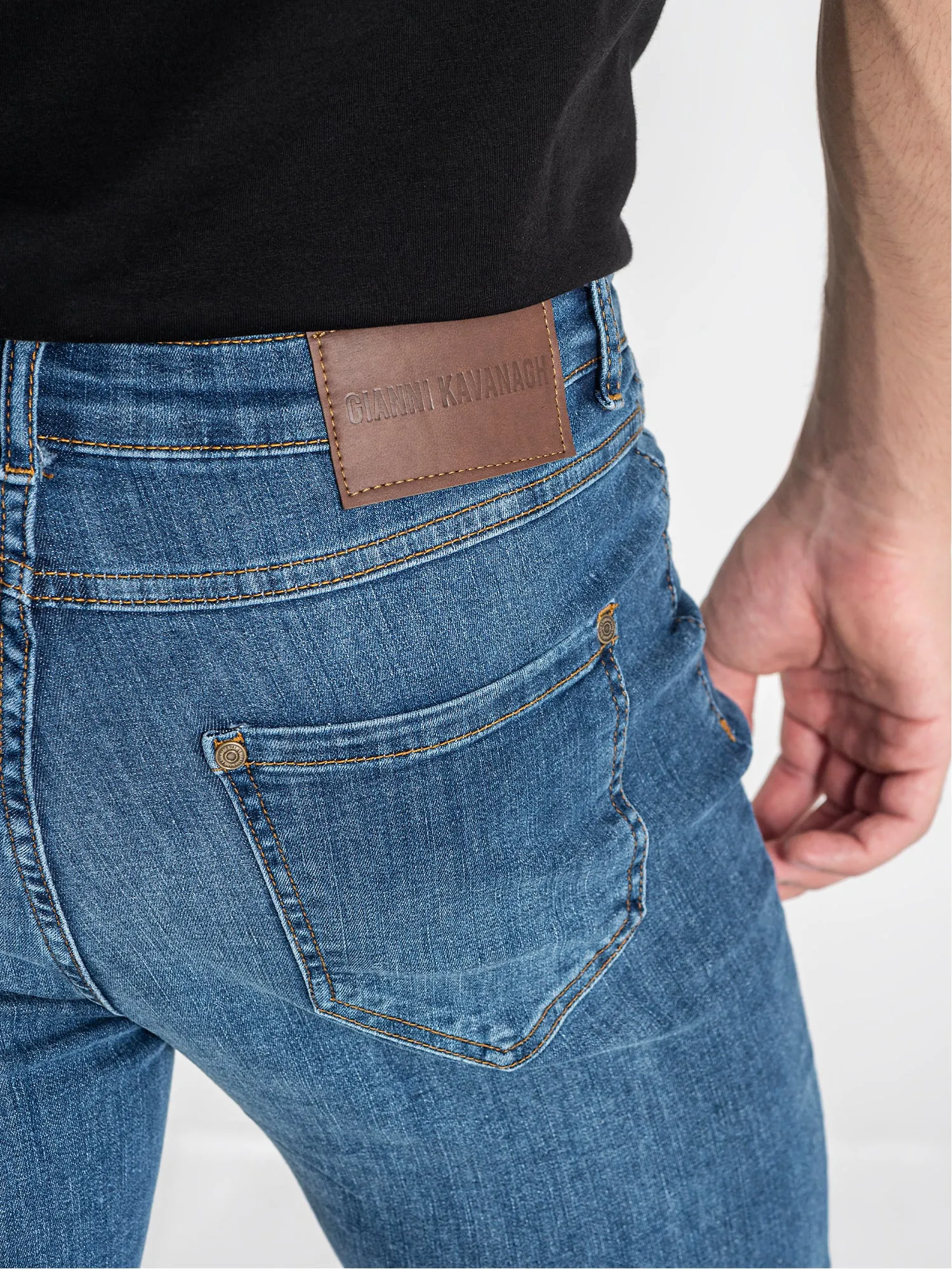 Dark Blue Core Skinny Jeans