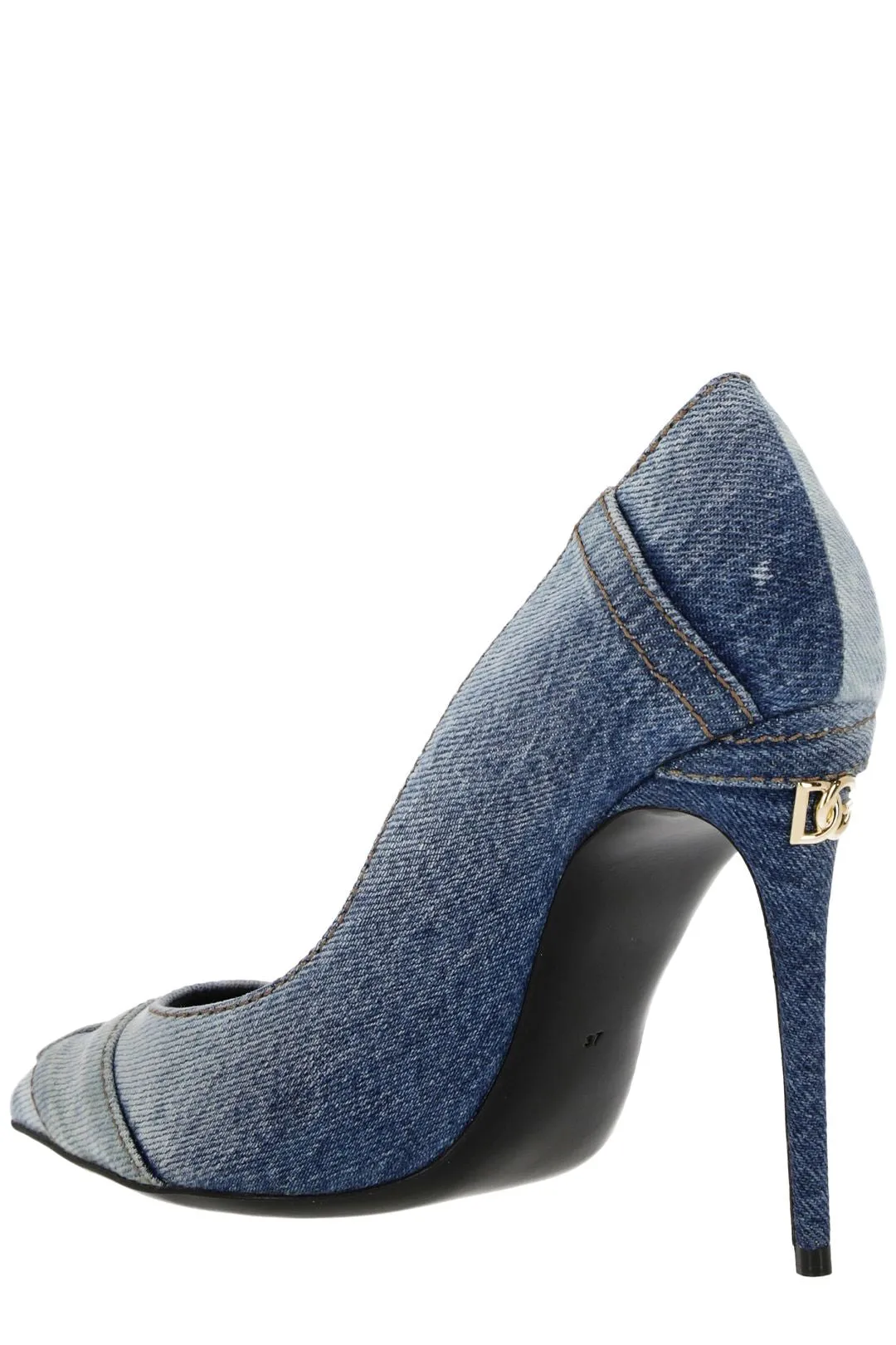 Dolce & Gabbana Denim Patchwork Pumps