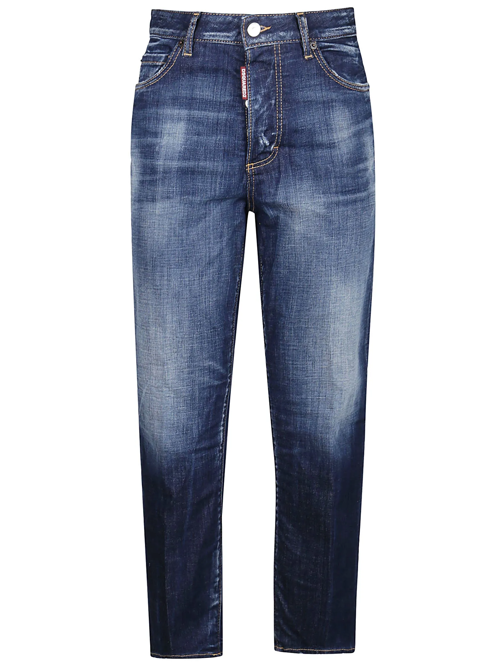 Dsquared2 Boston Faded Logo Patch Jeans