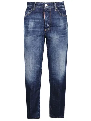 Dsquared2 Boston Faded Logo Patch Jeans