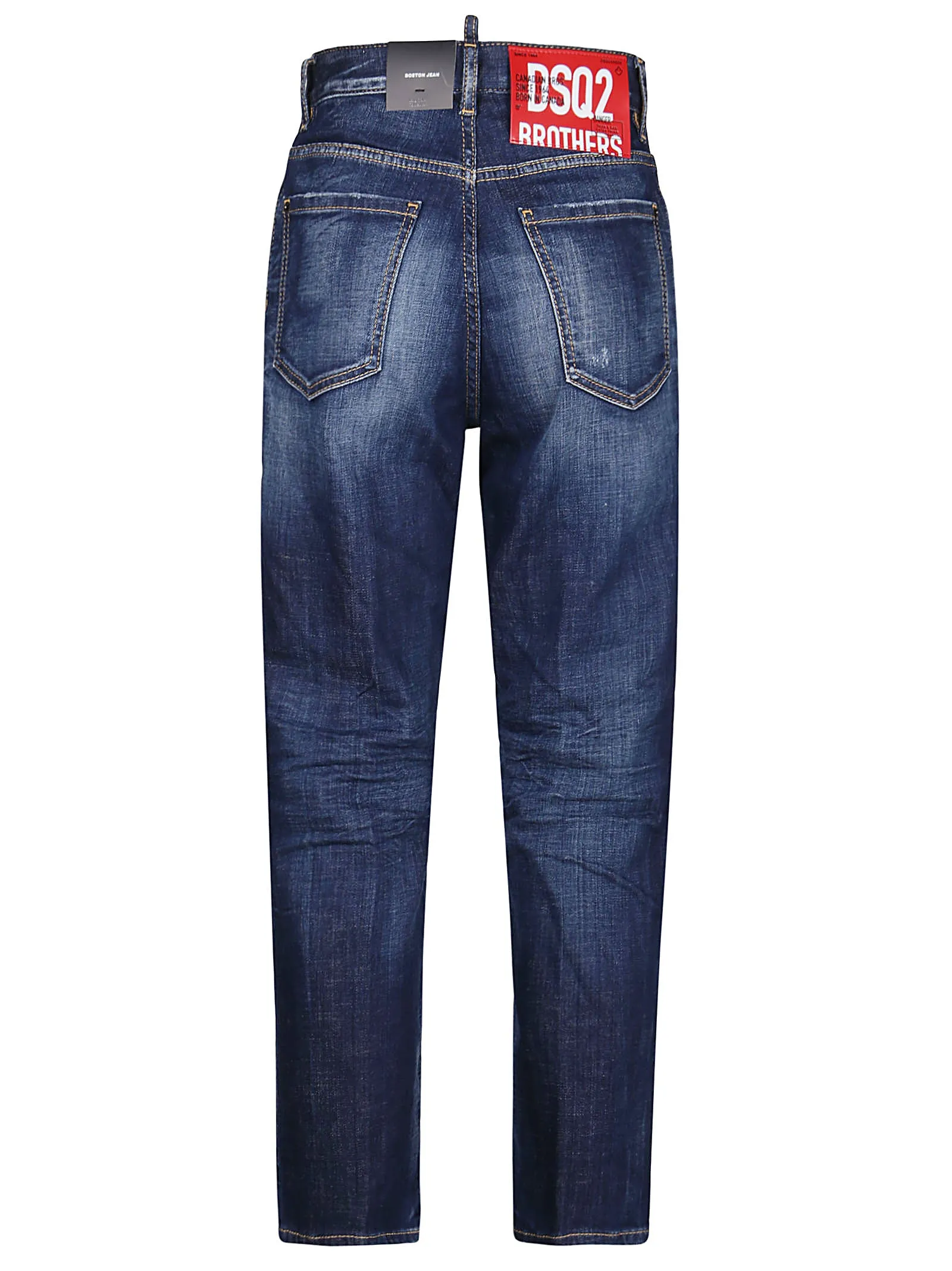 Dsquared2 Boston Faded Logo Patch Jeans