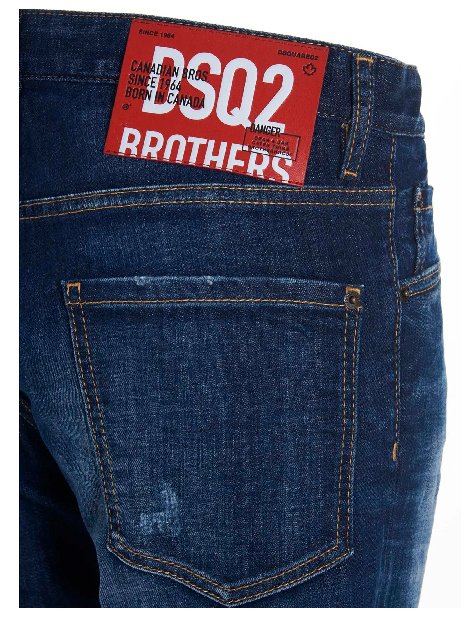 Dsquared2 Faded Effect Skinny Jeans