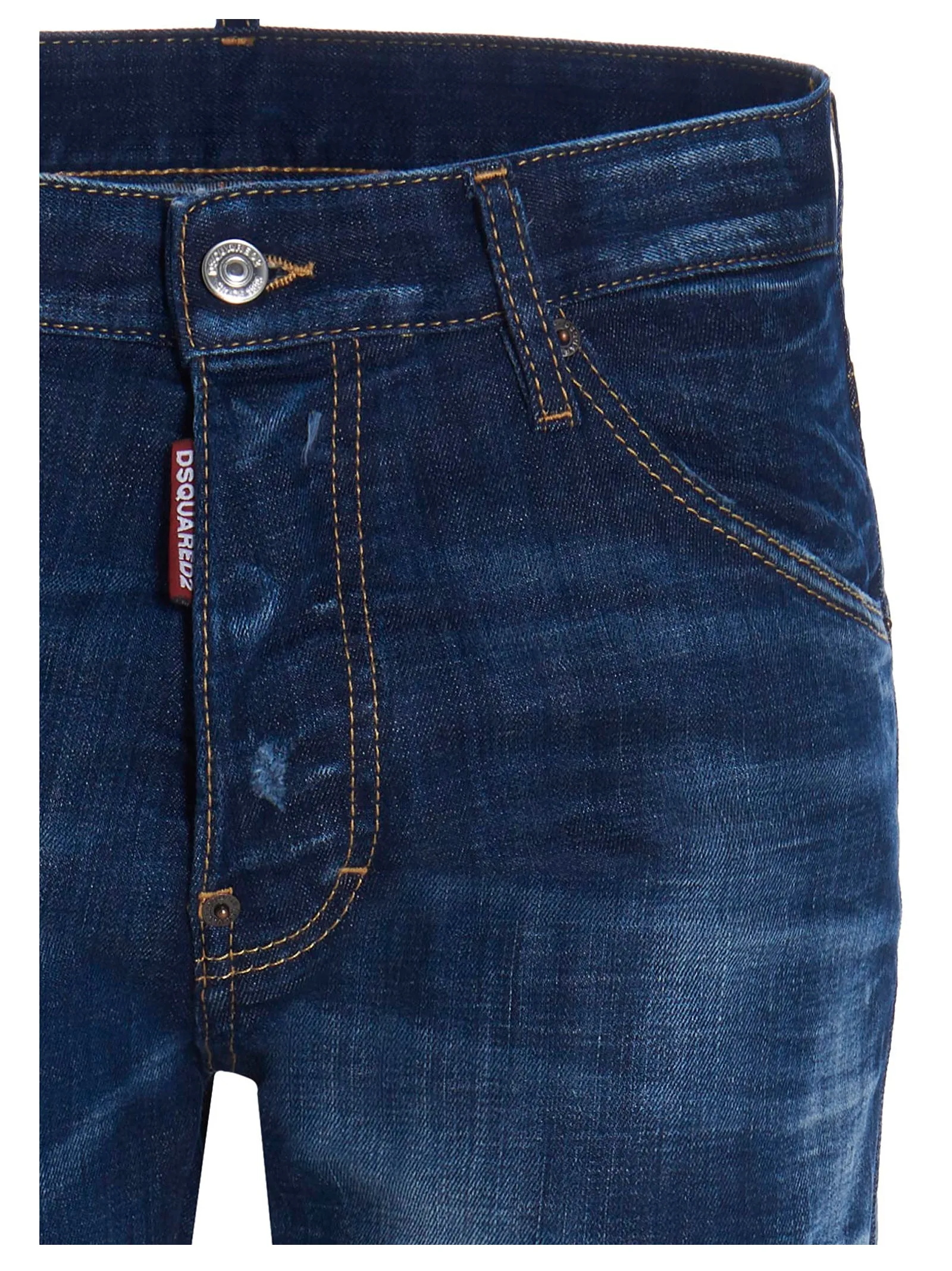 Dsquared2 Faded Effect Skinny Jeans