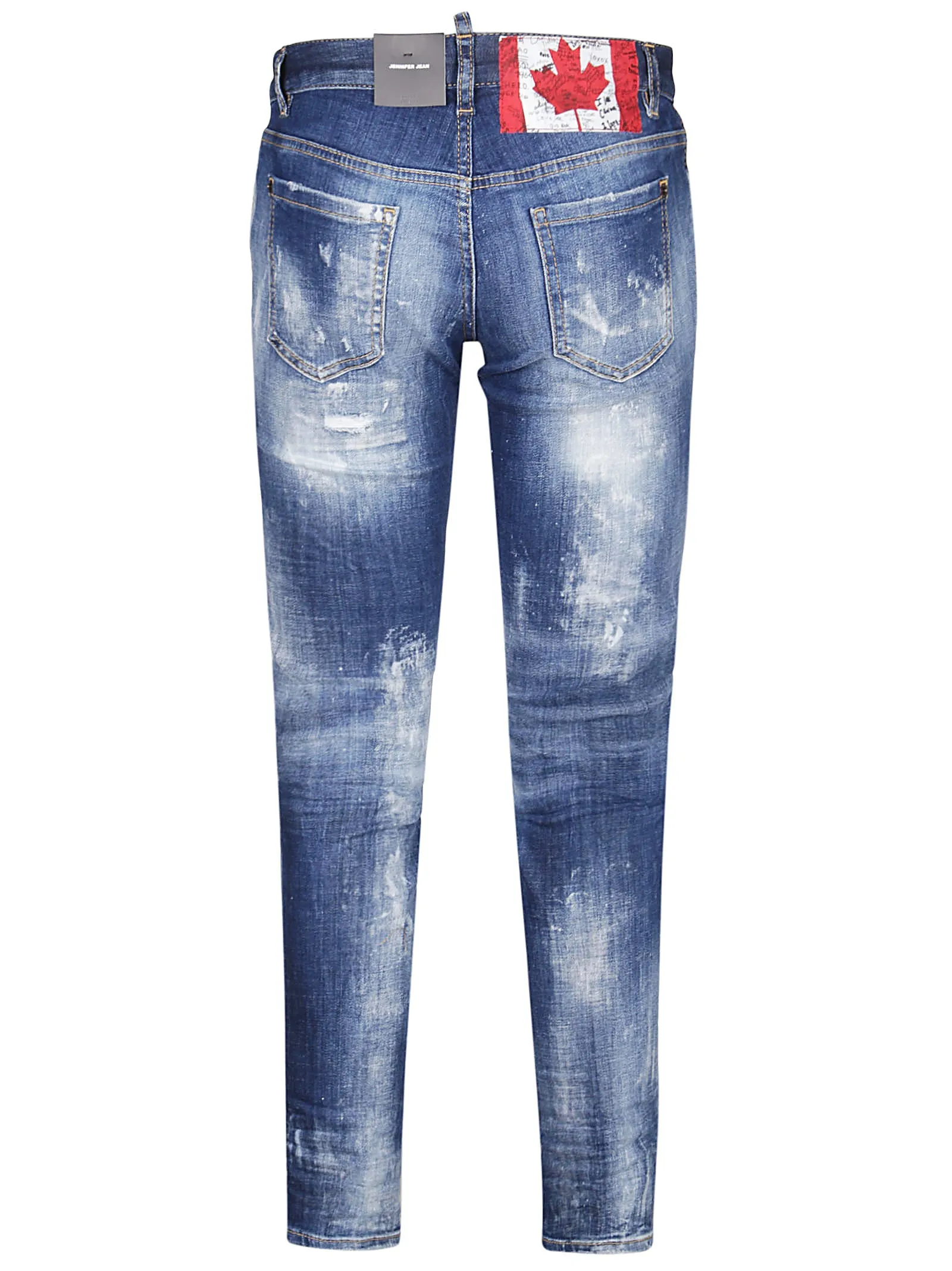 Dsquared2 Faded Slim-Fit Jeans