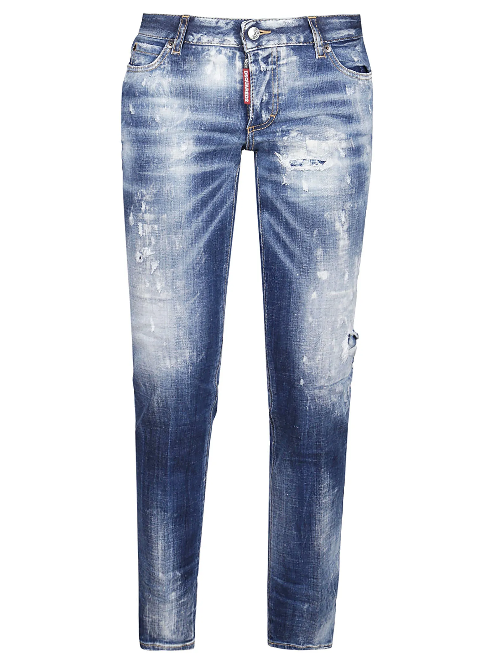 Dsquared2 Faded Slim-Fit Jeans