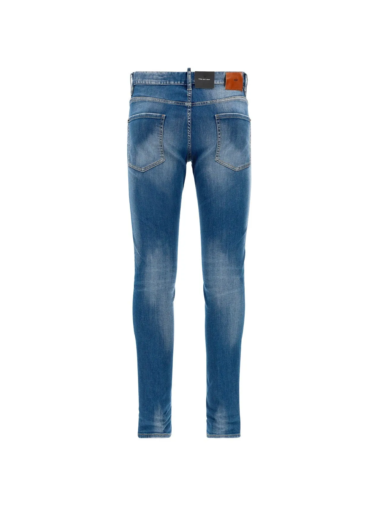 Dsquared2 Logo Patch Faded Jeans