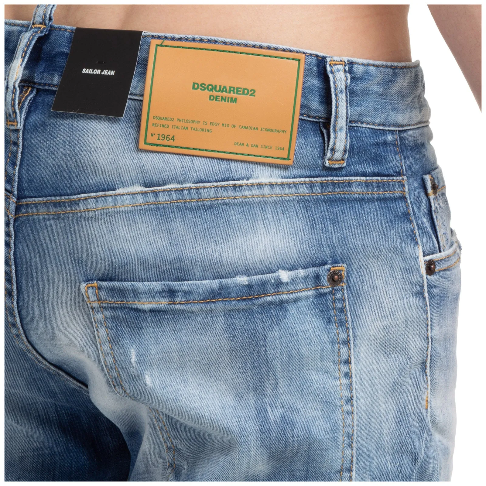 Dsquared2 Sailor-Fit Cropped Jeans