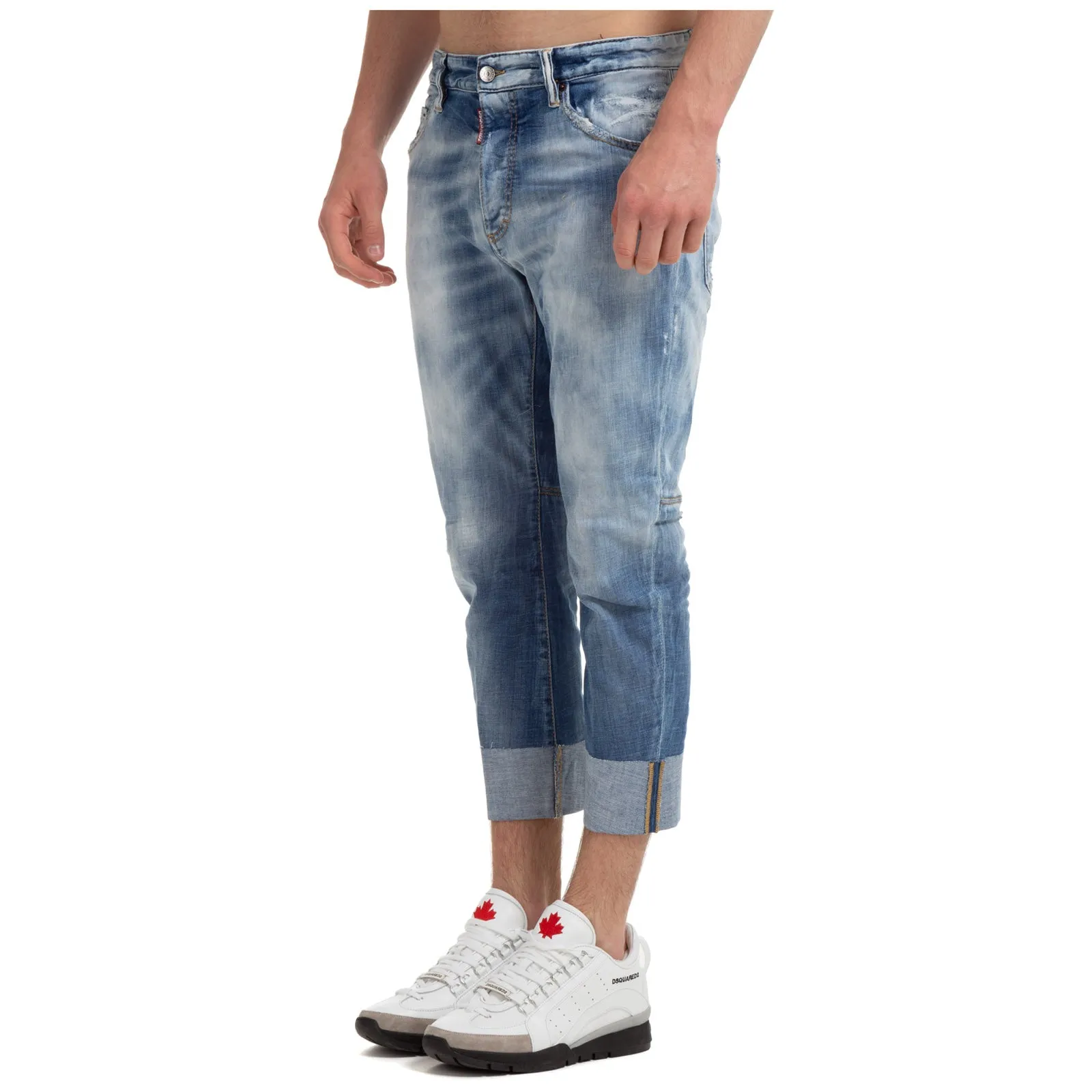Dsquared2 Sailor-Fit Cropped Jeans
