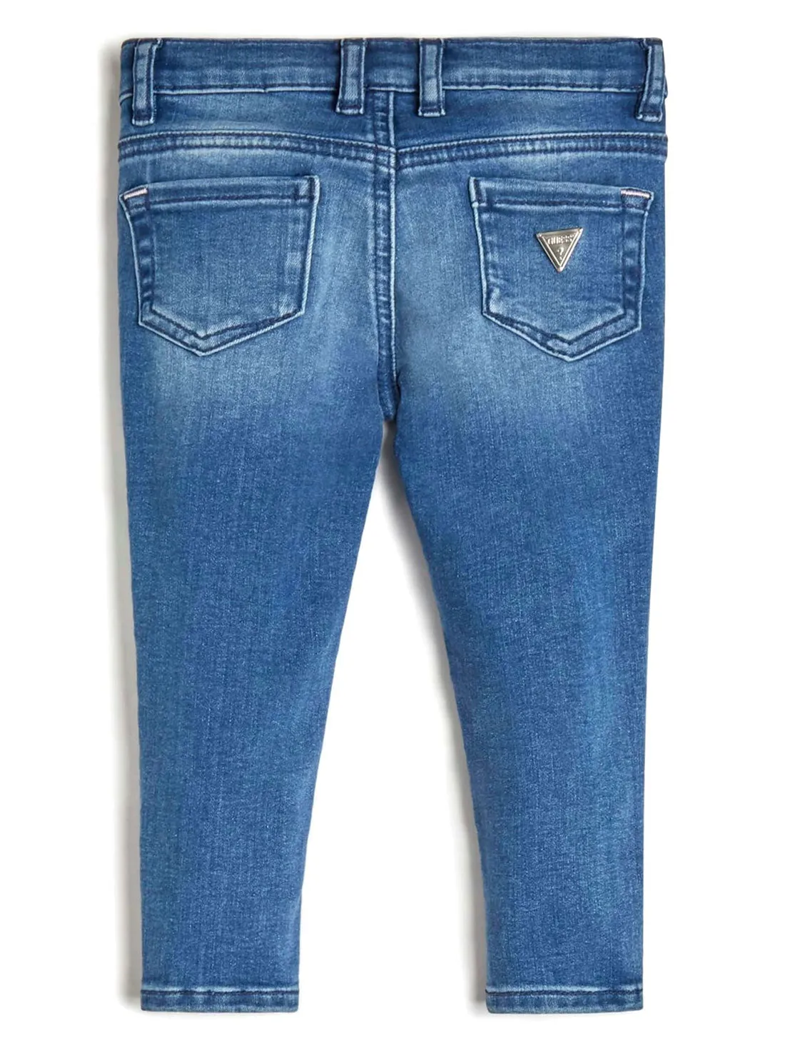 Embroidered Heart Denim Skinny Pants (2-7)
