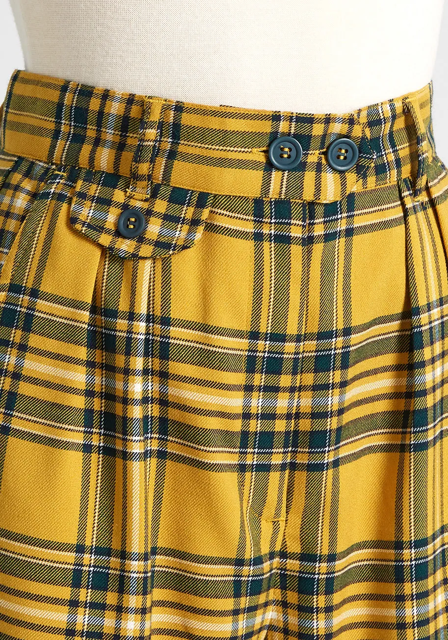 Falling Plaid-ly In Love Pants