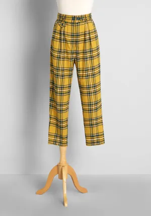 Falling Plaid-ly In Love Pants