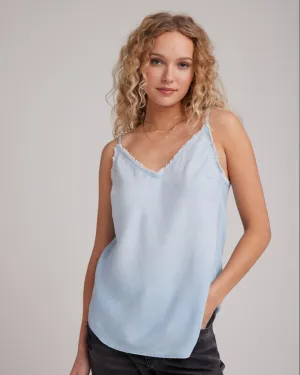 Frayed Tencel Cami - Sunbleach Wash