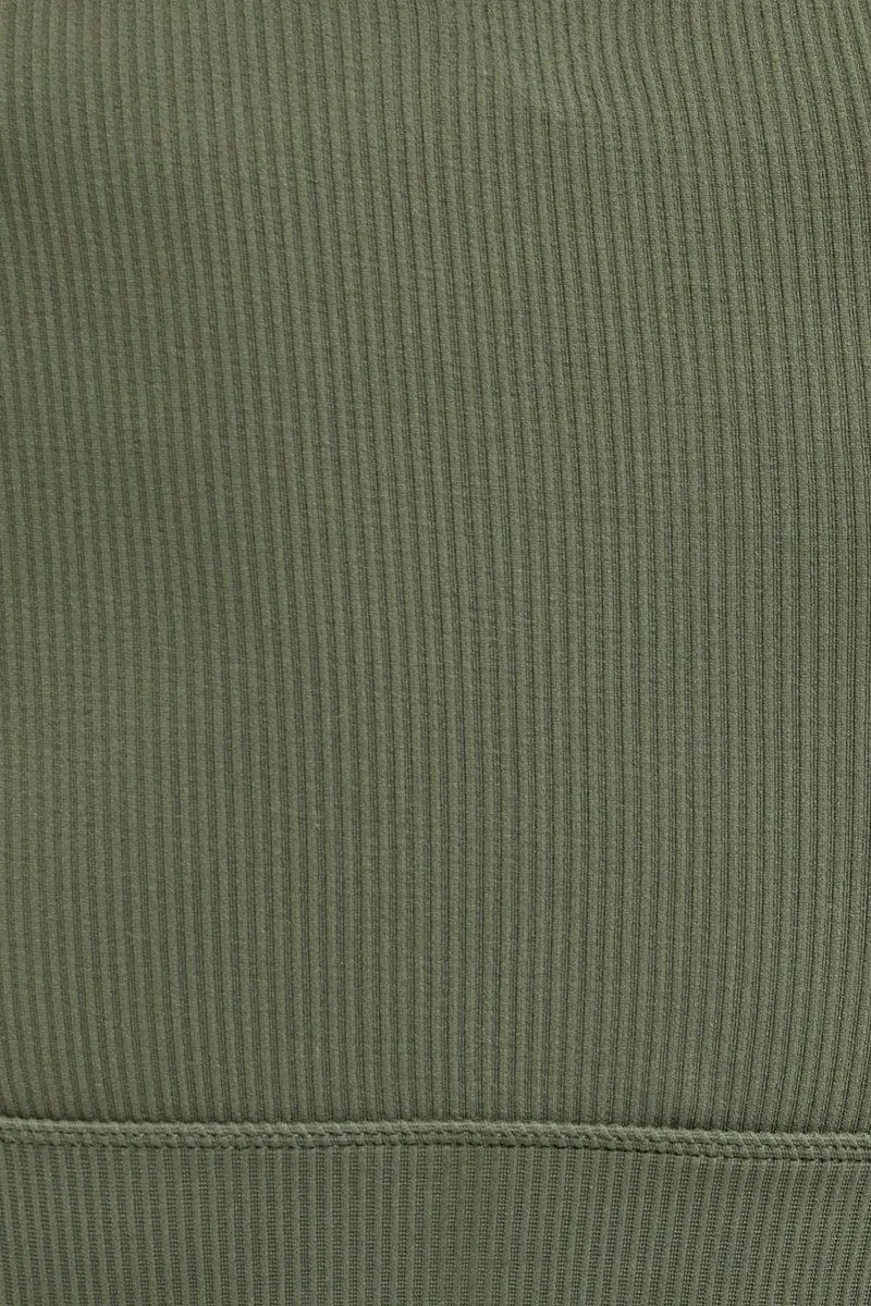 Green Top Long Sleeve Seamless