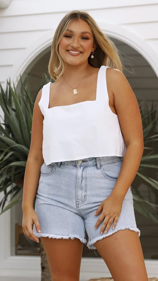 Harlow Shorts - Denim