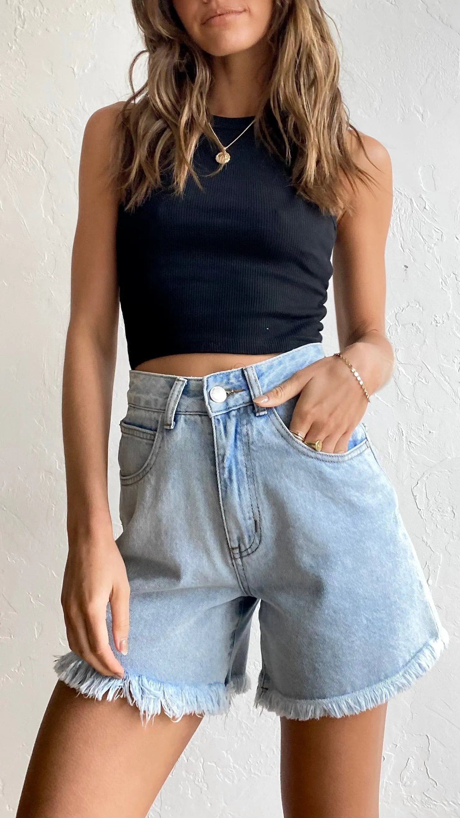 Harlow Shorts - Denim