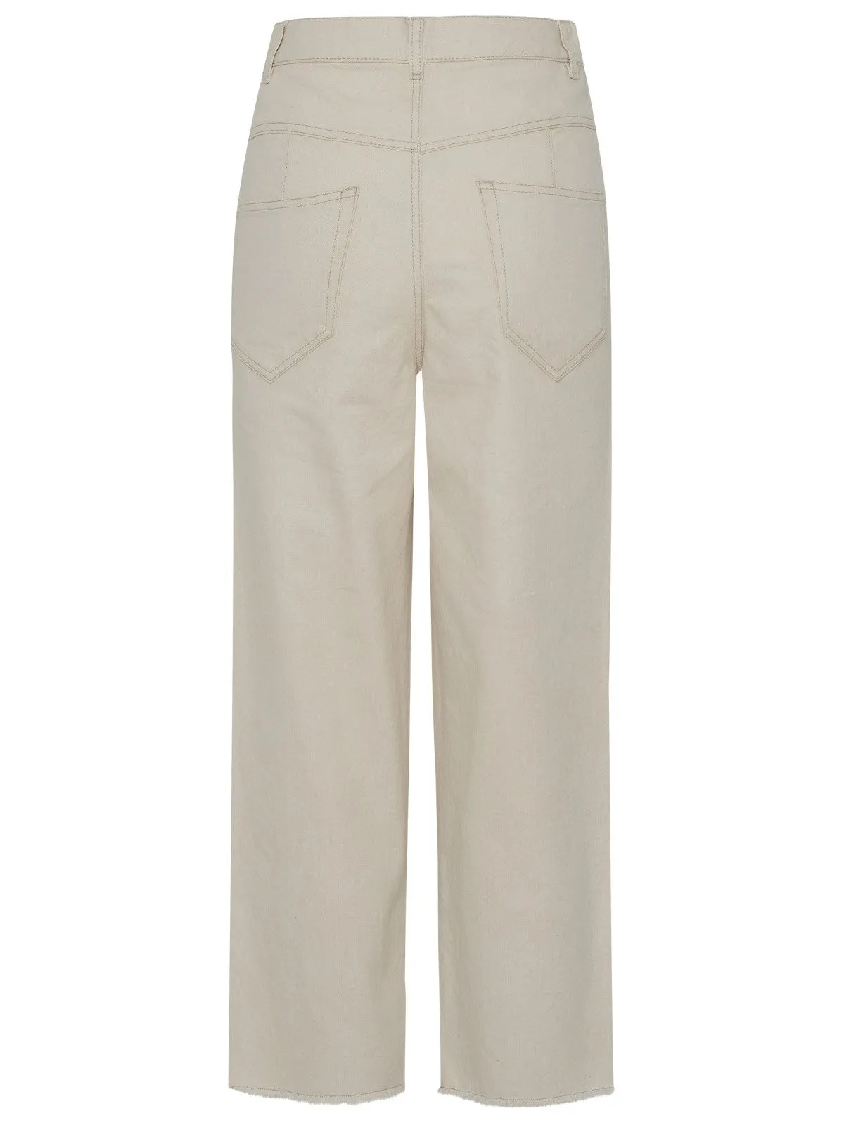 Isabel Marant Étoile Frayed Hem Cropped Jeans