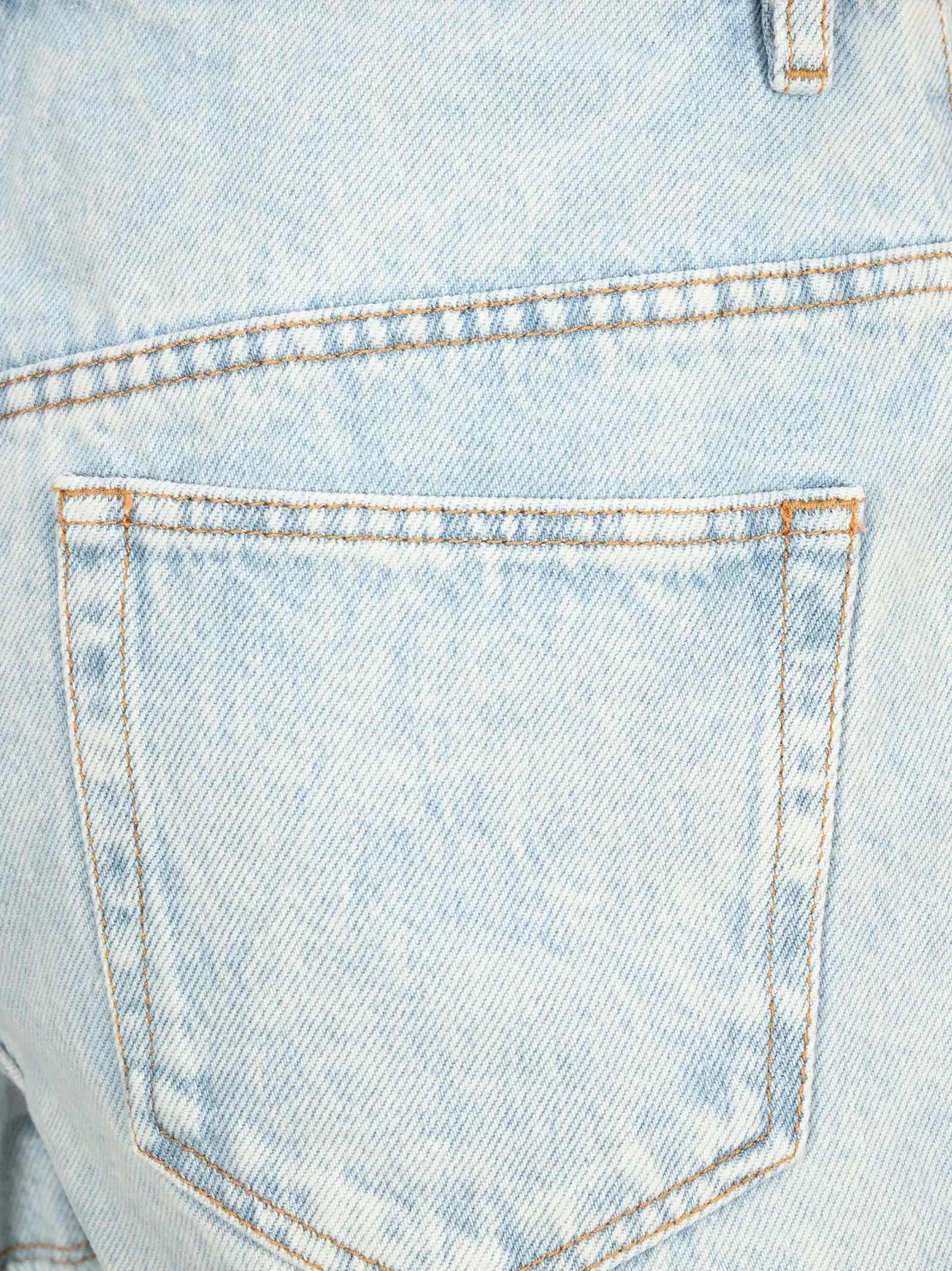 Isabel Marant Étoile Frayed-Hem Denim Shorts