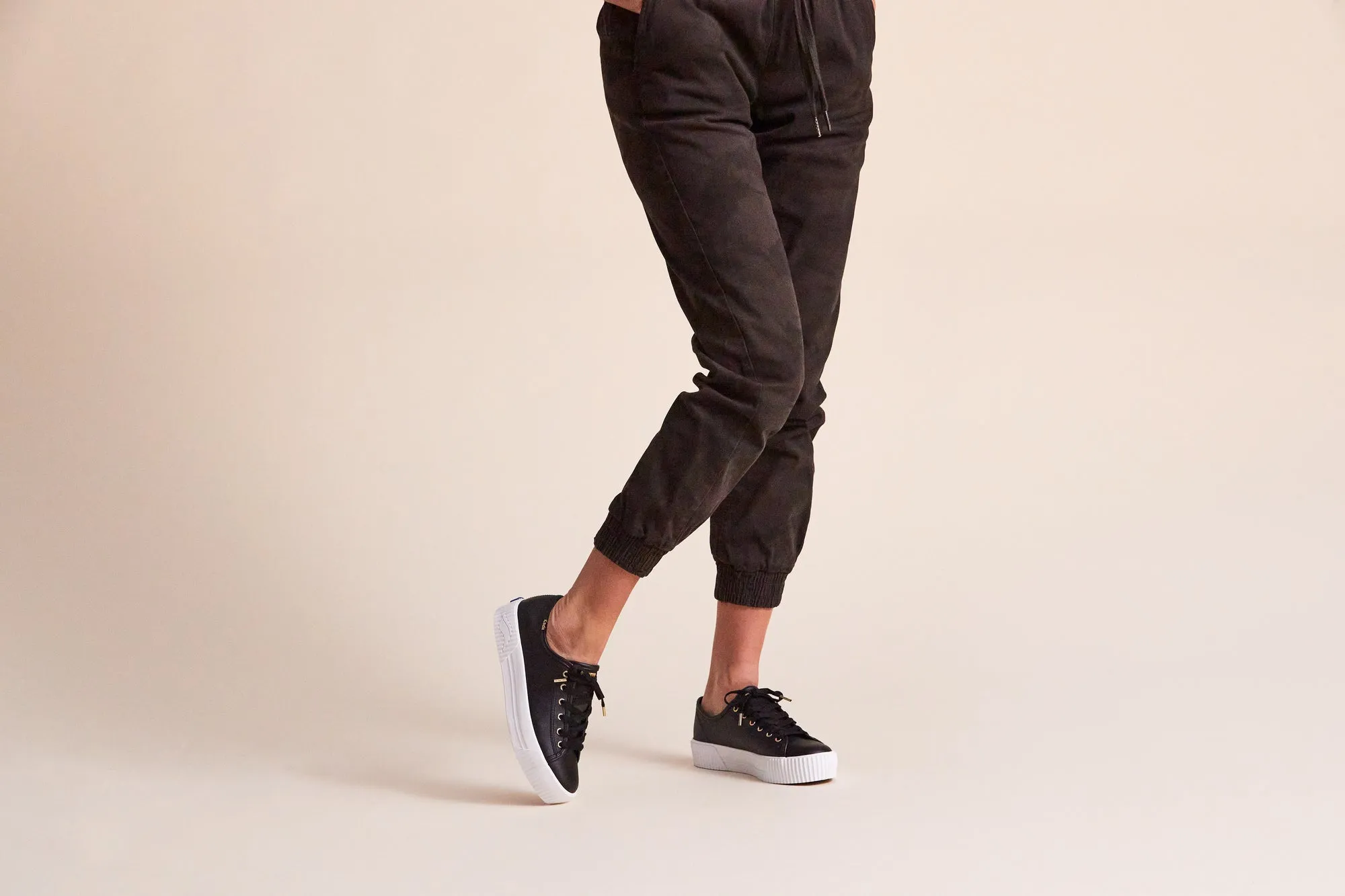 Keds Triple Kick AMP Leather Black