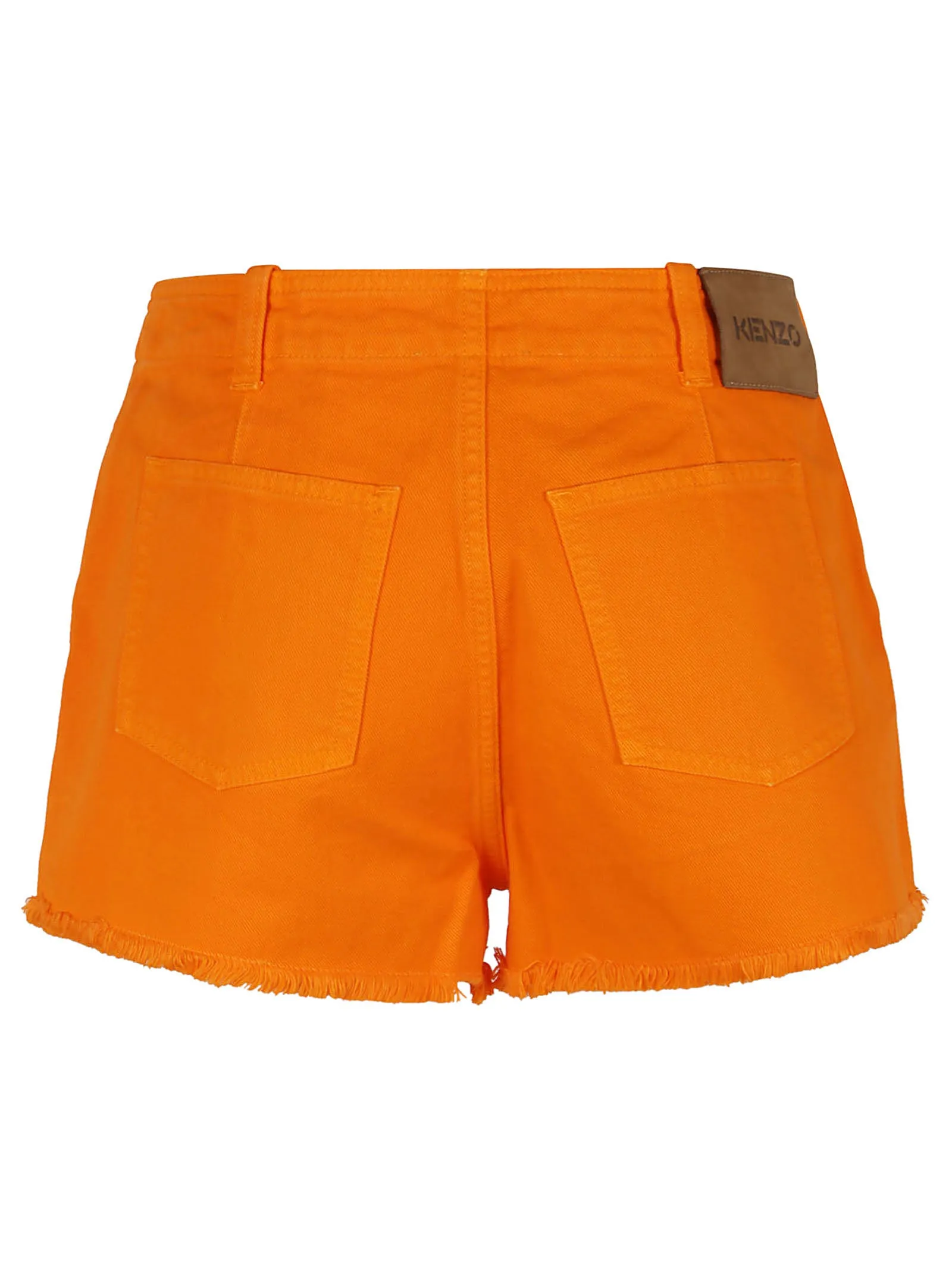 Kenzo Frayed Edge Denim Shorts