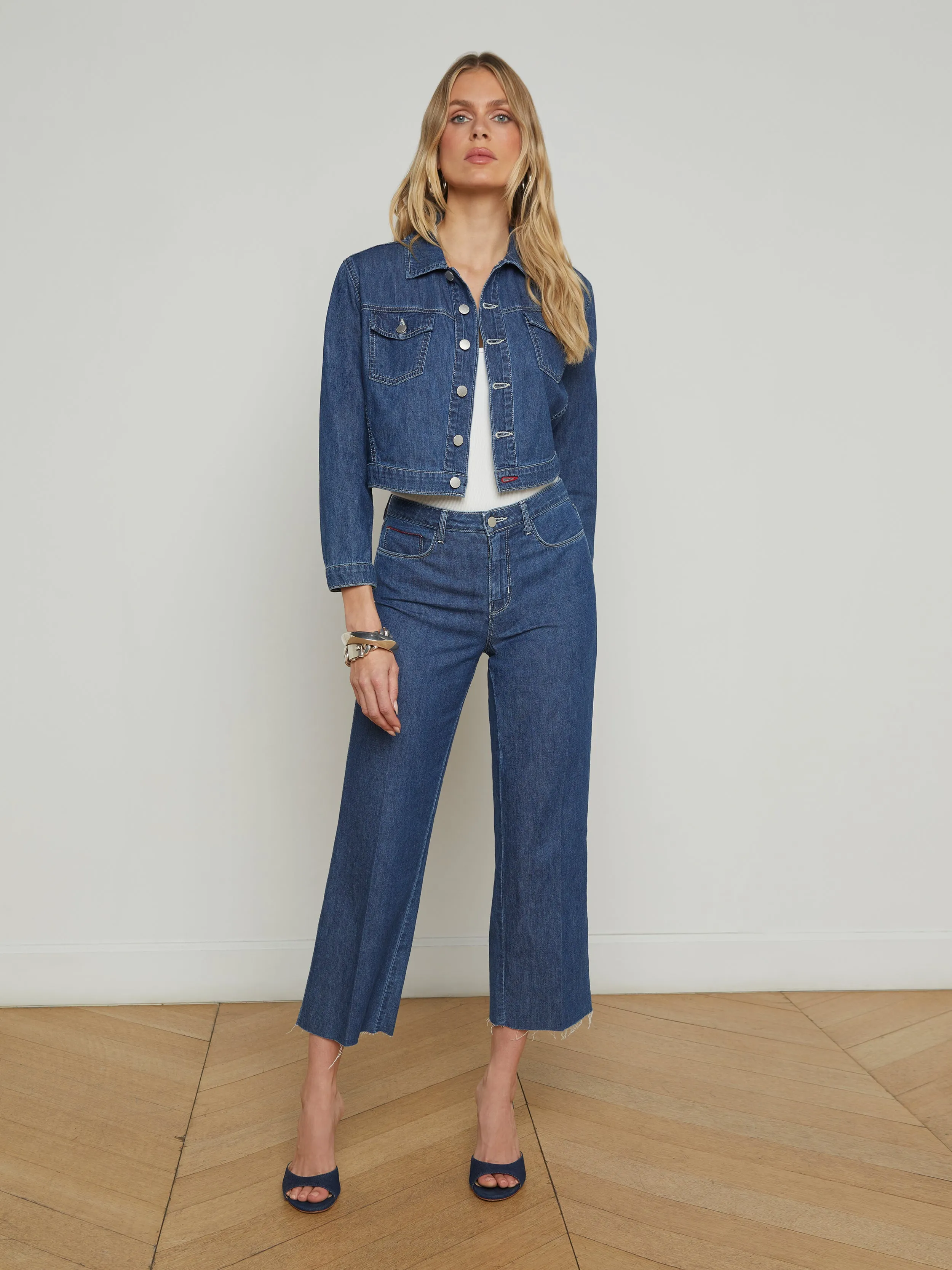 Koda Cropped Denim Jacket