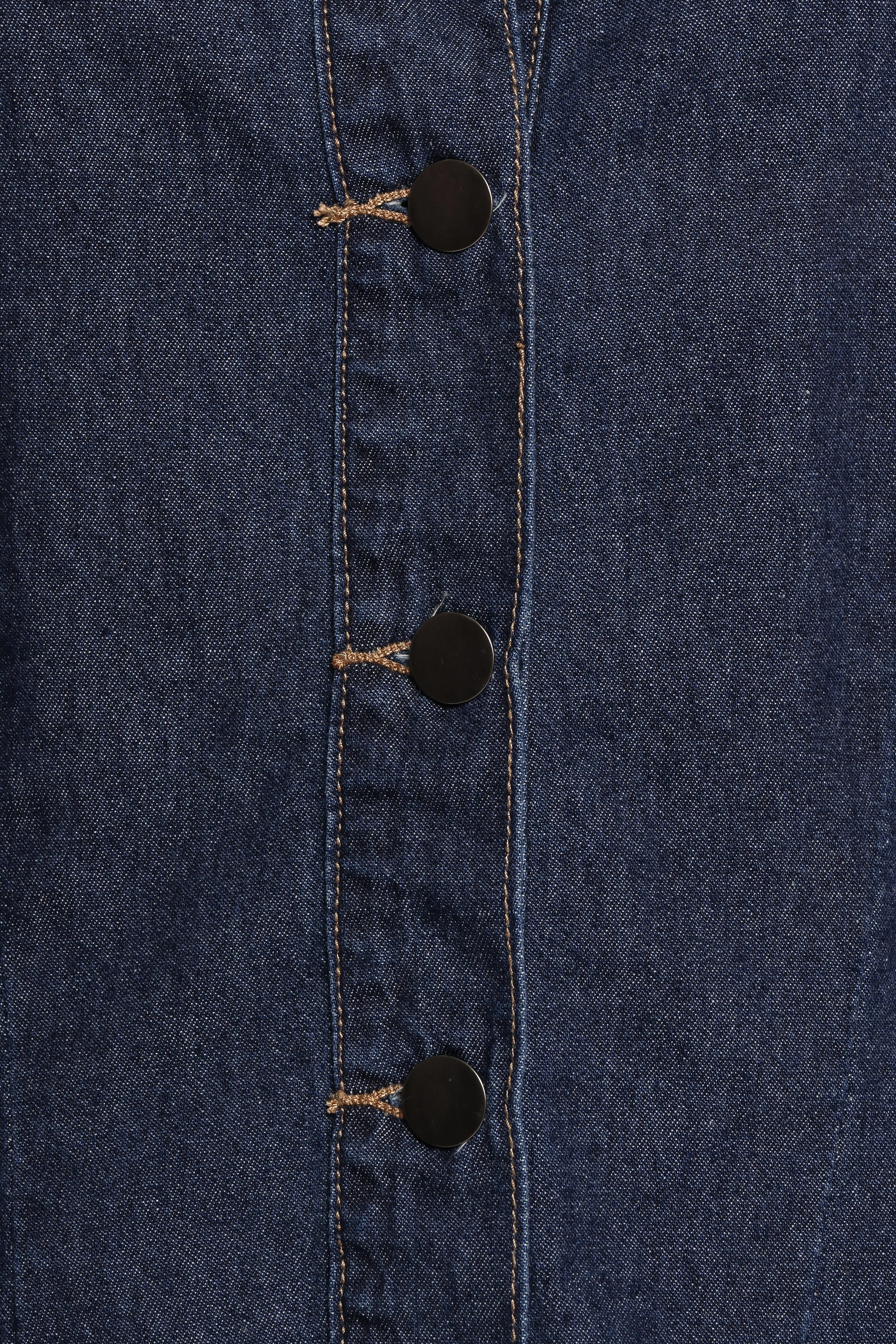 Kyrie Denim Top - Indigo