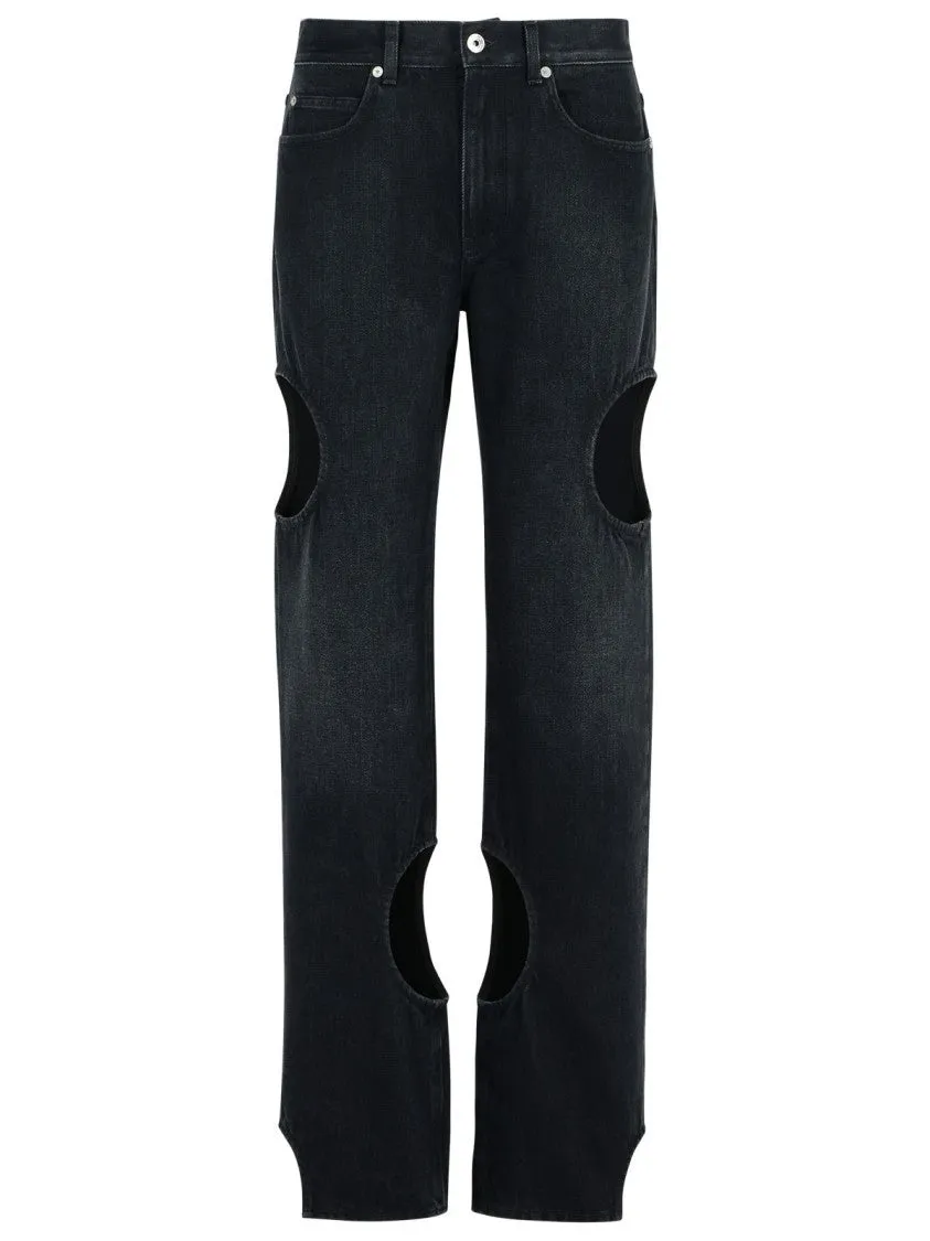 'Meteor' Black Denim Jeans